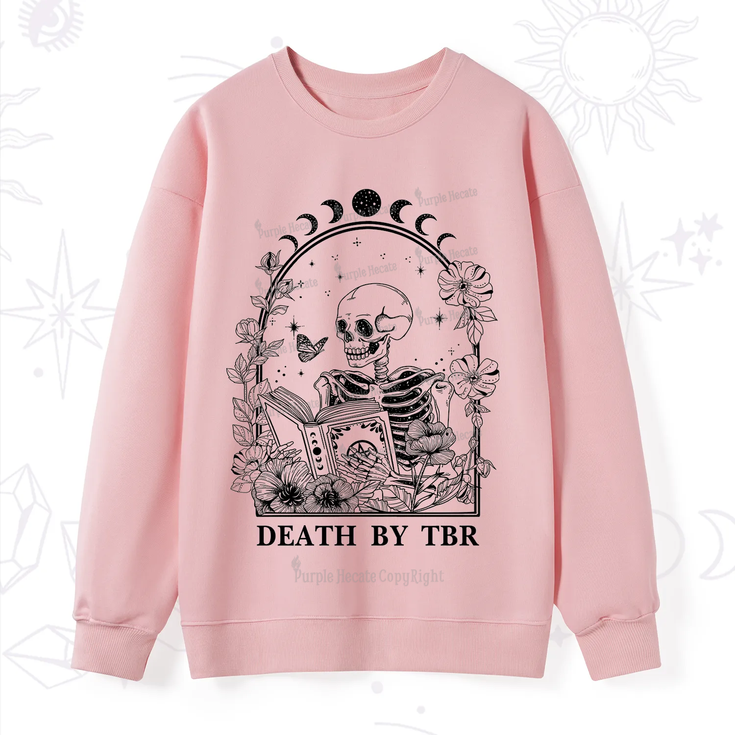 Purplehecate Death By TBR Sweatshirt