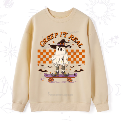 Purplehecate Creep It Real Halloween Sweatshirt