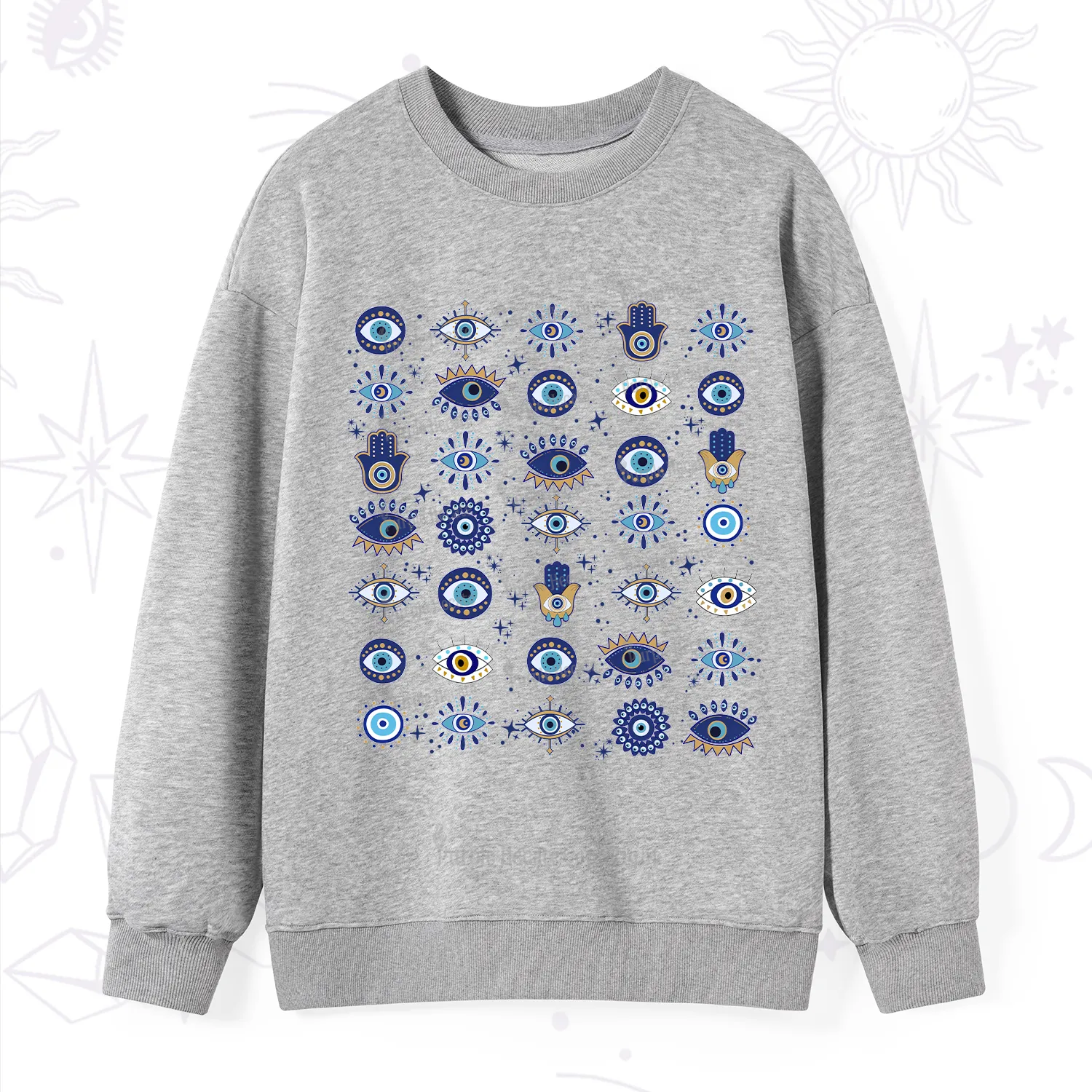 Purplehecate Evil Eye Protection Sweatshirt