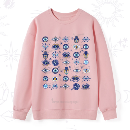 Purplehecate Evil Eye Protection Sweatshirt