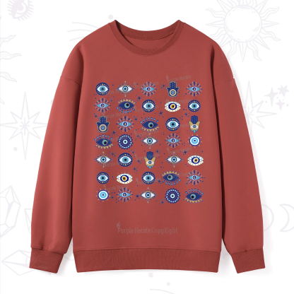 Purplehecate Evil Eye Protection Sweatshirt