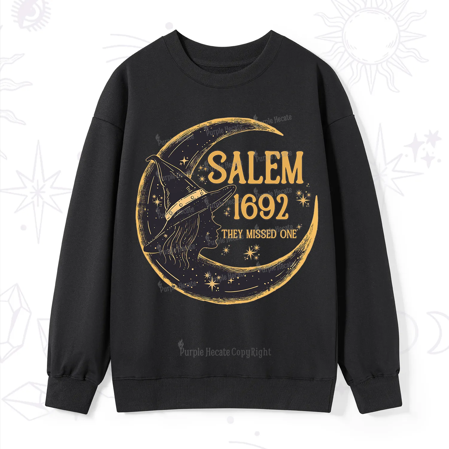 Purplehecate 1692 Salem Witch Sweatshirt