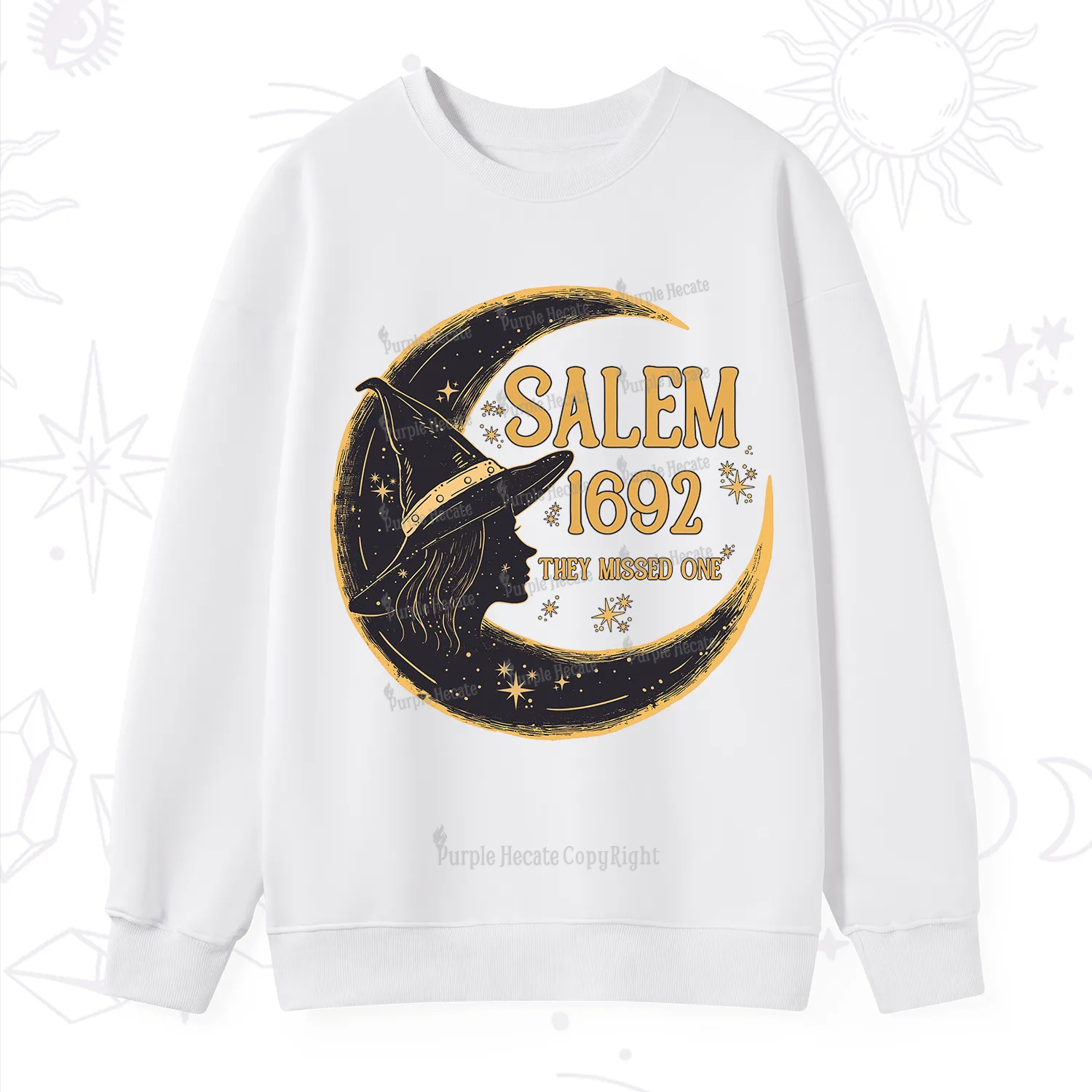 Purplehecate 1692 Salem Witch Sweatshirt