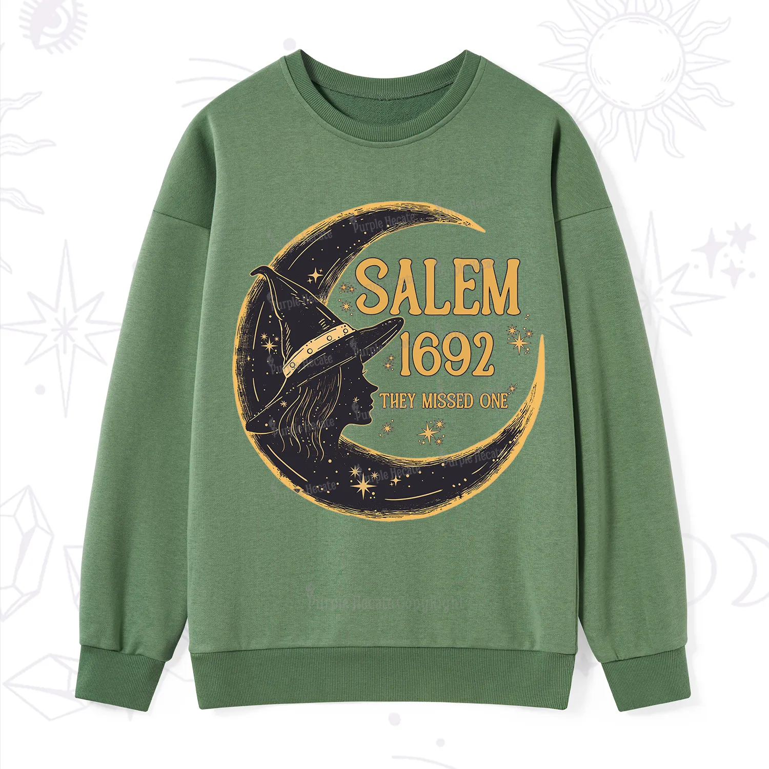 Purplehecate 1692 Salem Witch Sweatshirt