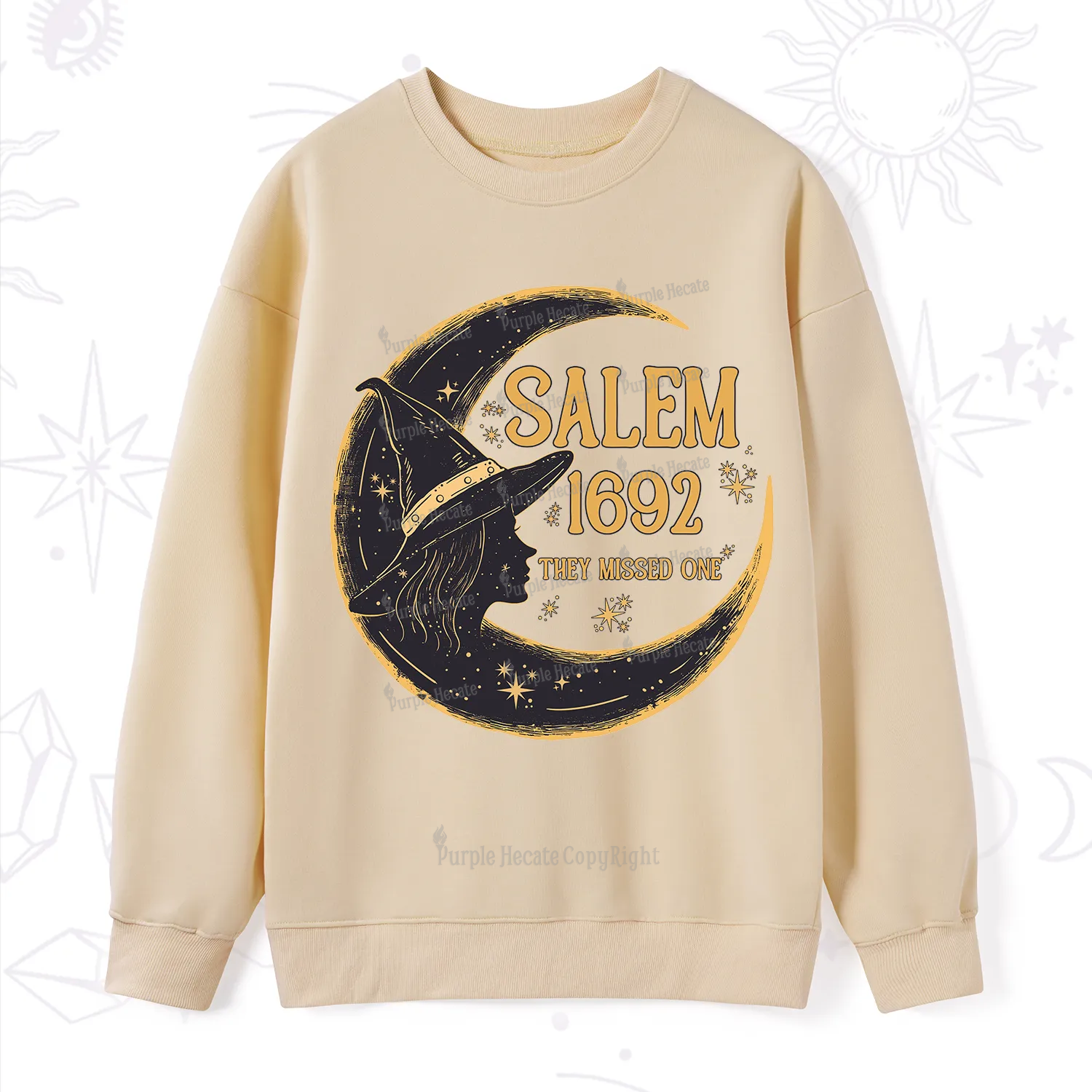 Purplehecate 1692 Salem Witch Sweatshirt