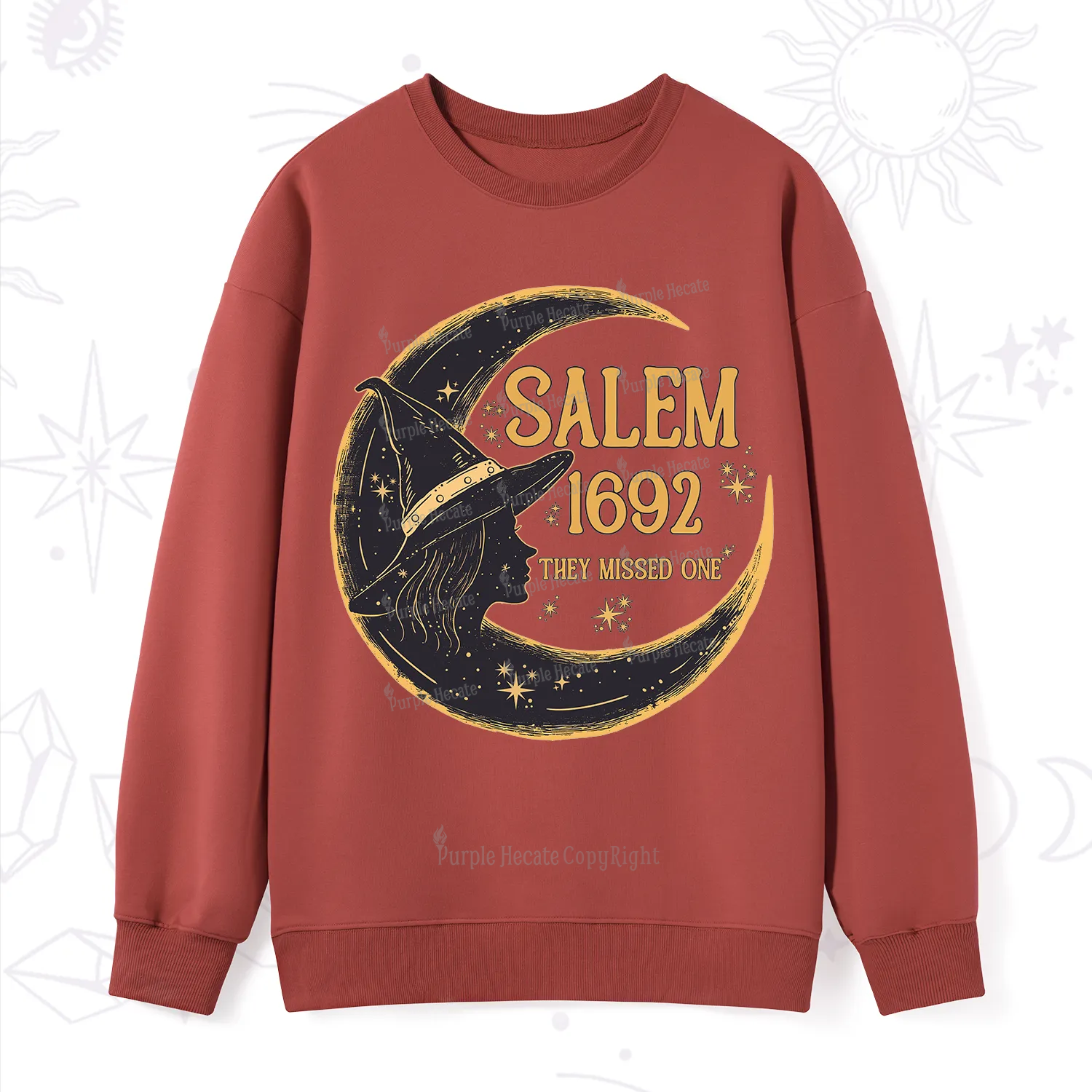 Purplehecate 1692 Salem Witch Sweatshirt