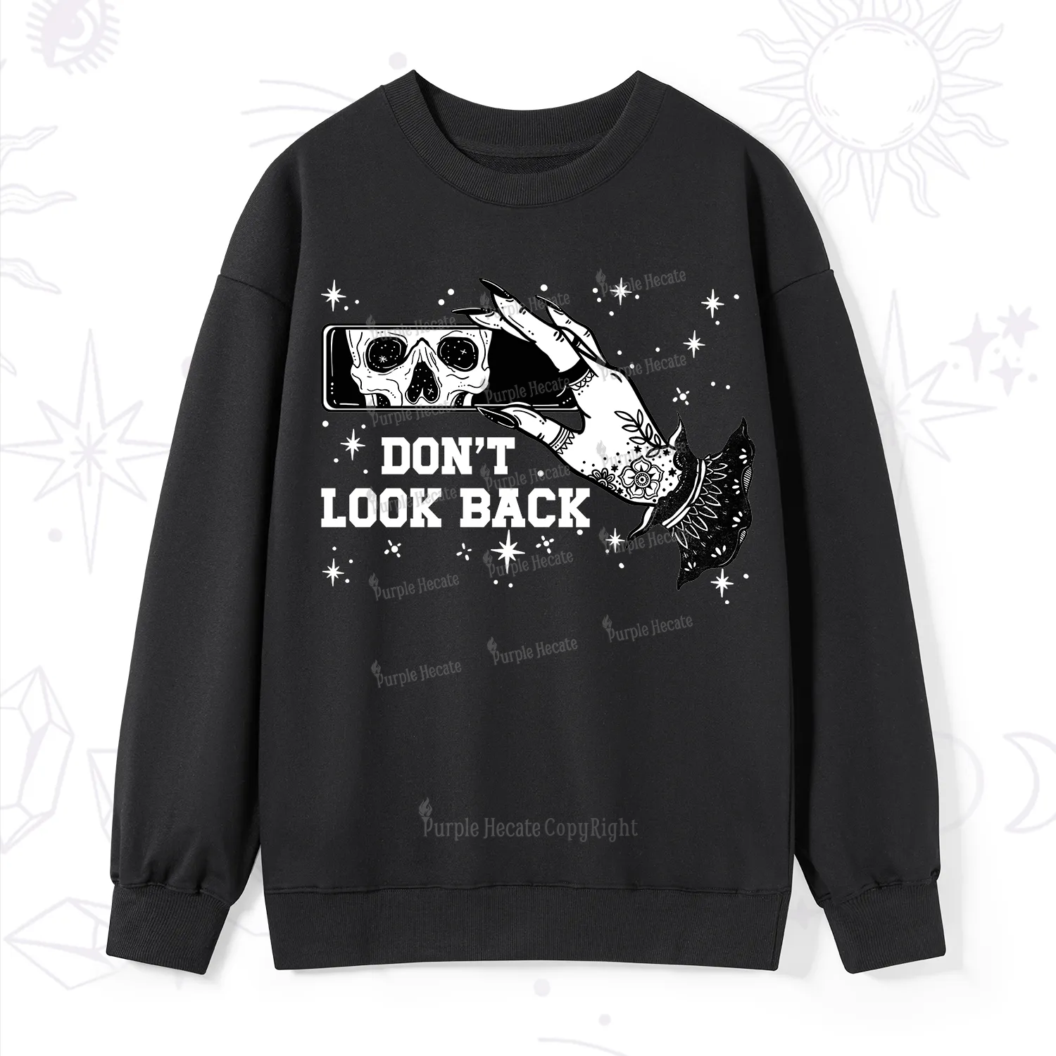 Purplehecate Don't Look Back Sweatshirt