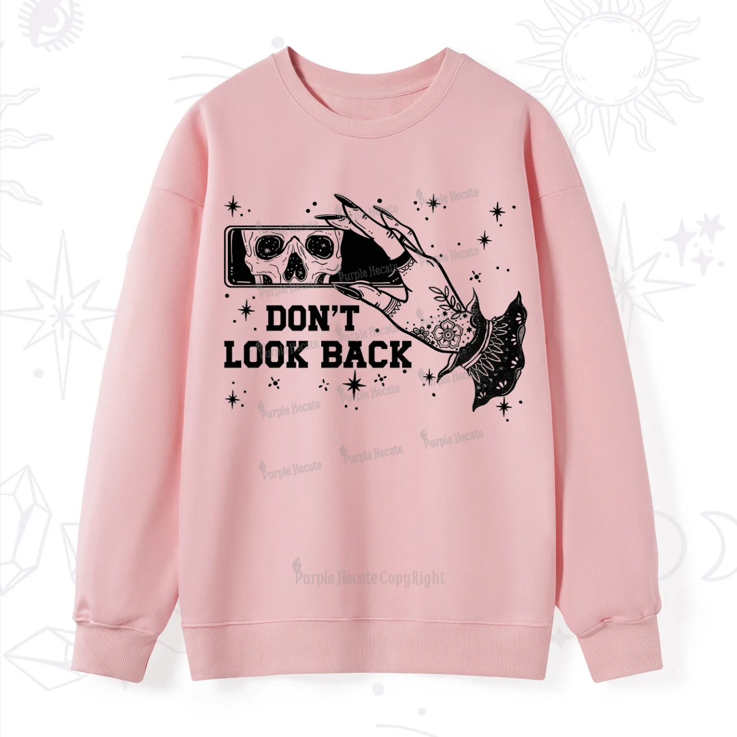 Purplehecate Don't Look Back Sweatshirt