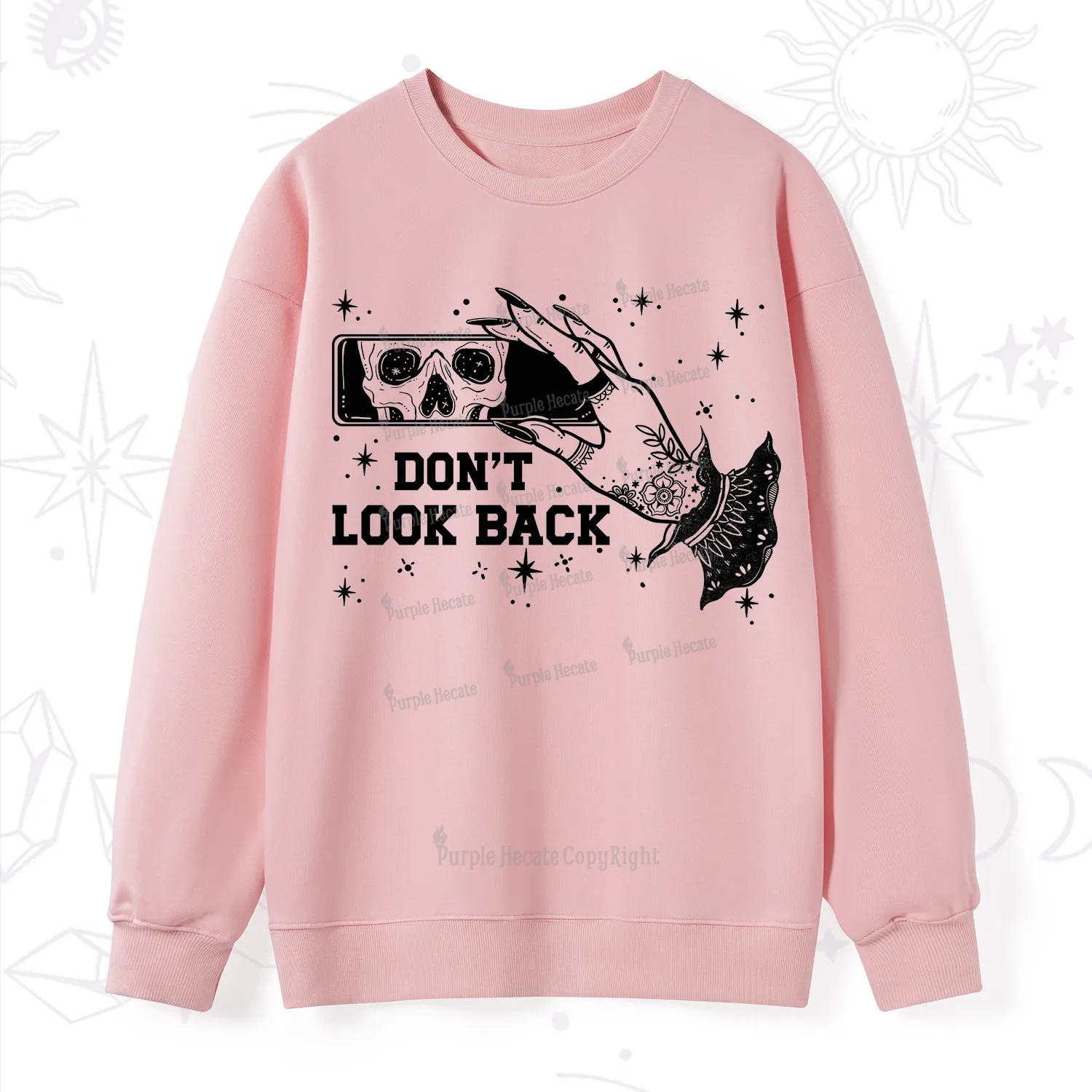 Purplehecate Don't Look Back Sweatshirt