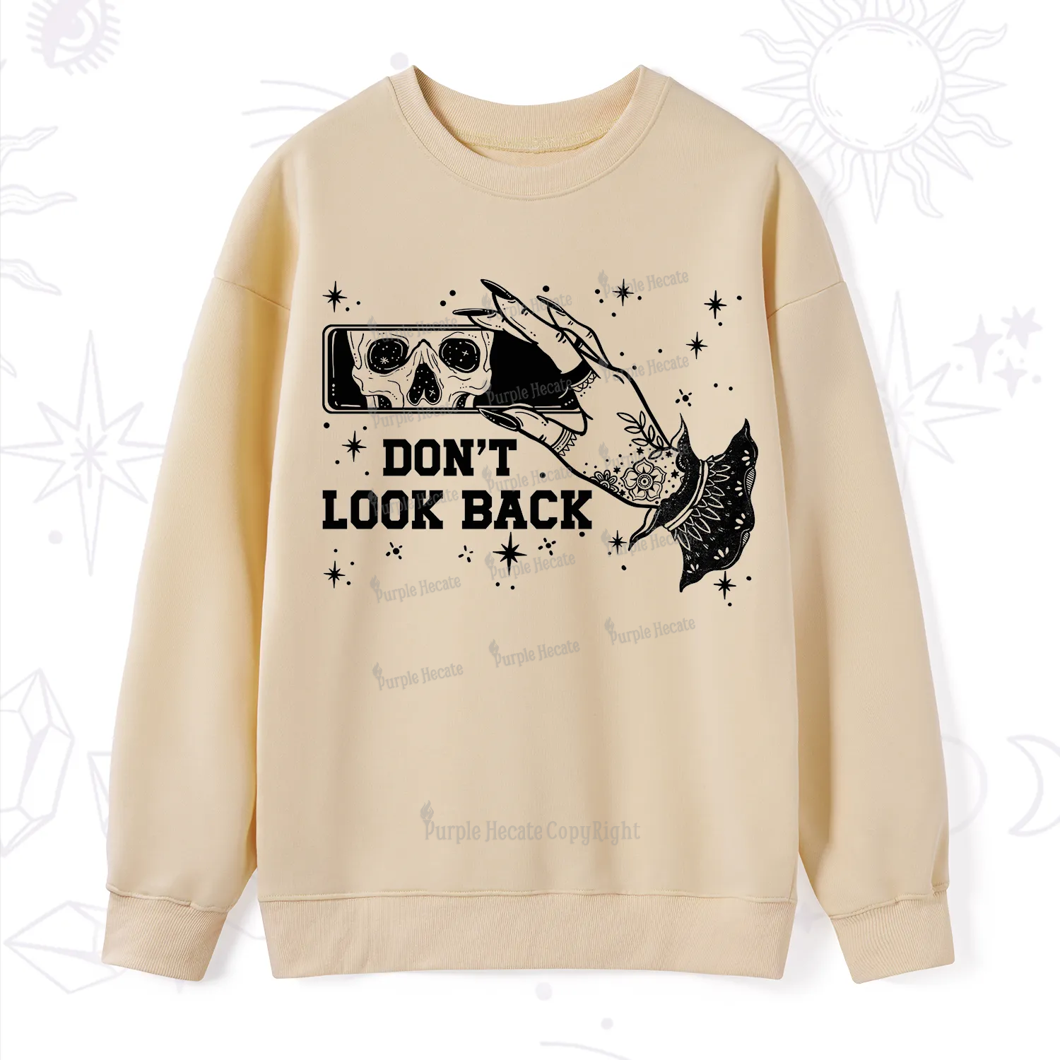 Purplehecate Don't Look Back Sweatshirt