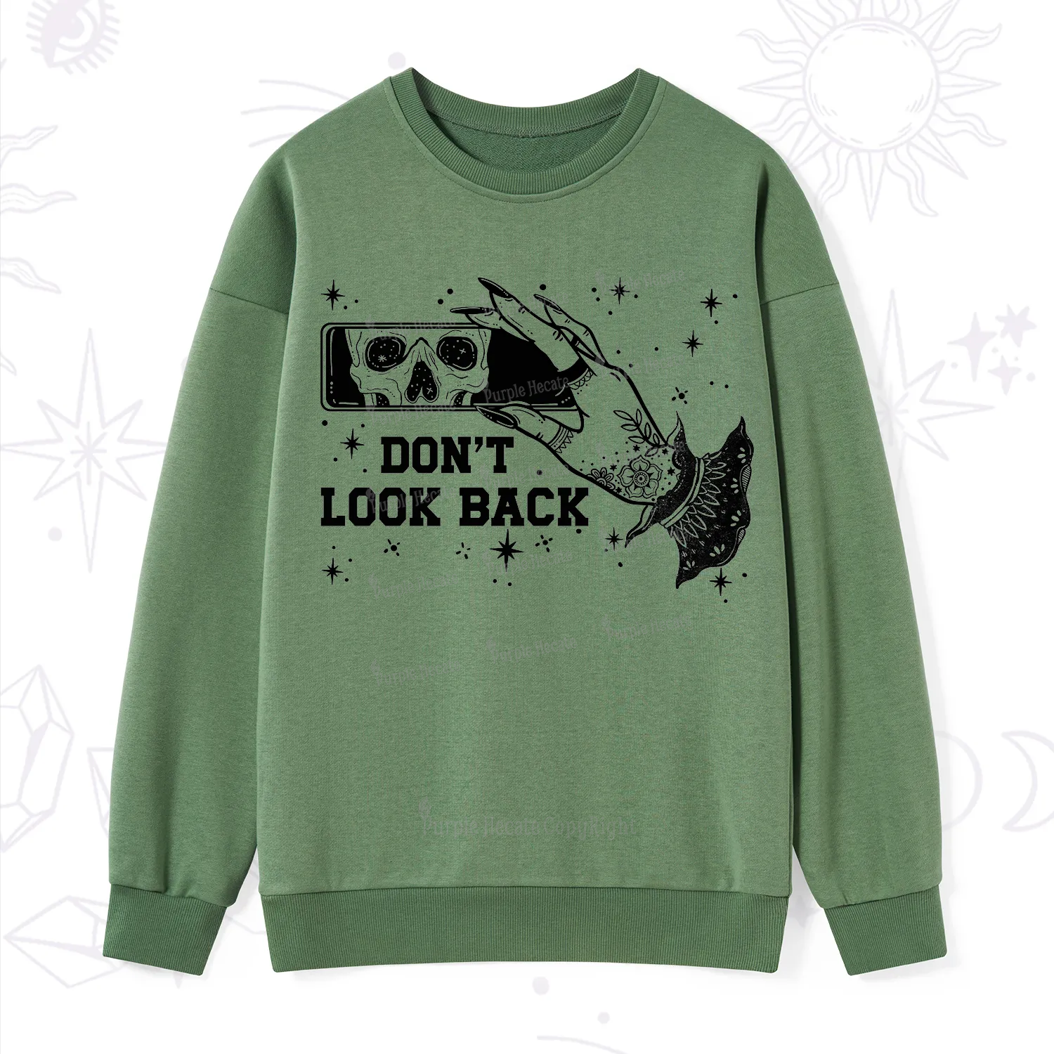 Purplehecate Don't Look Back Sweatshirt