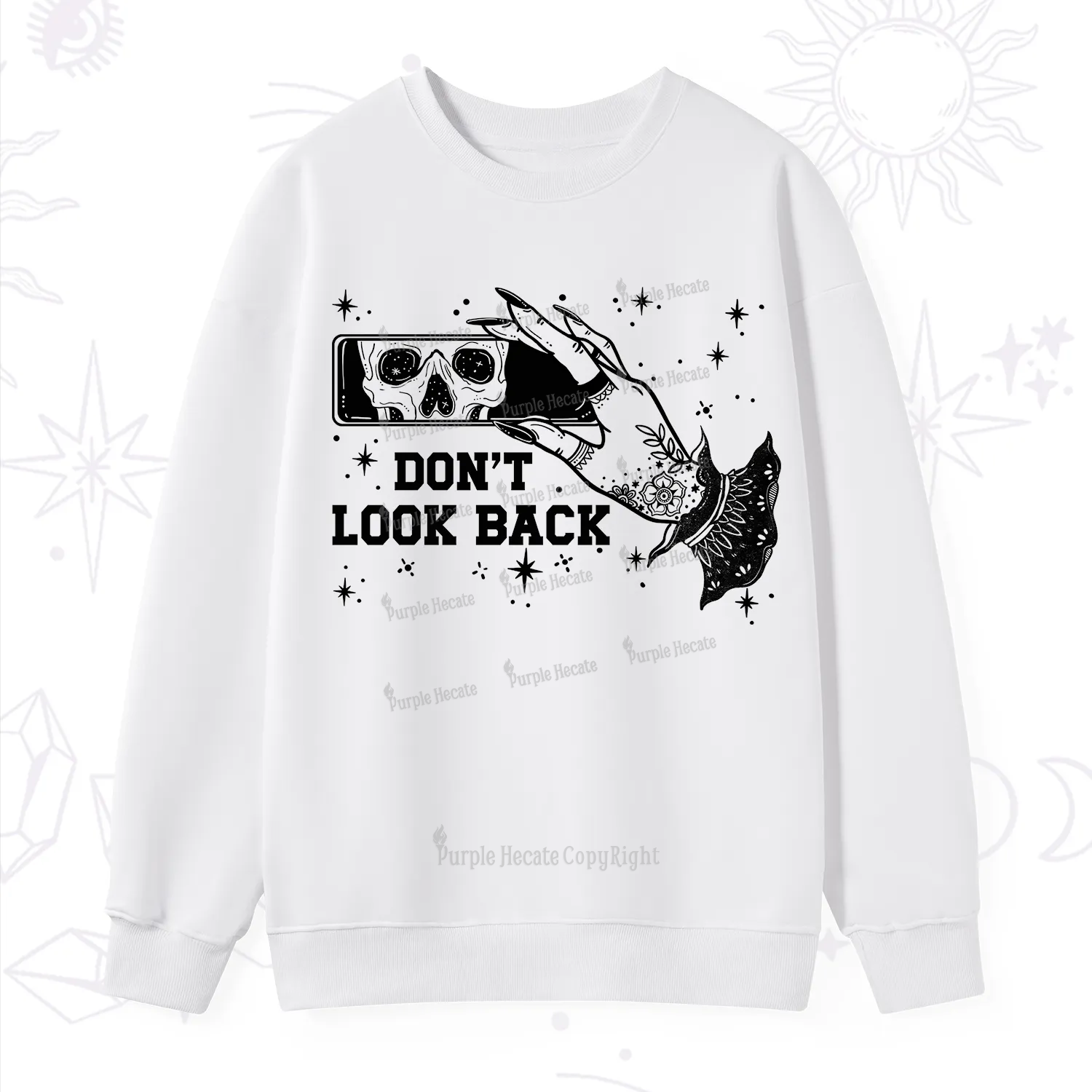 Purplehecate Don't Look Back Sweatshirt
