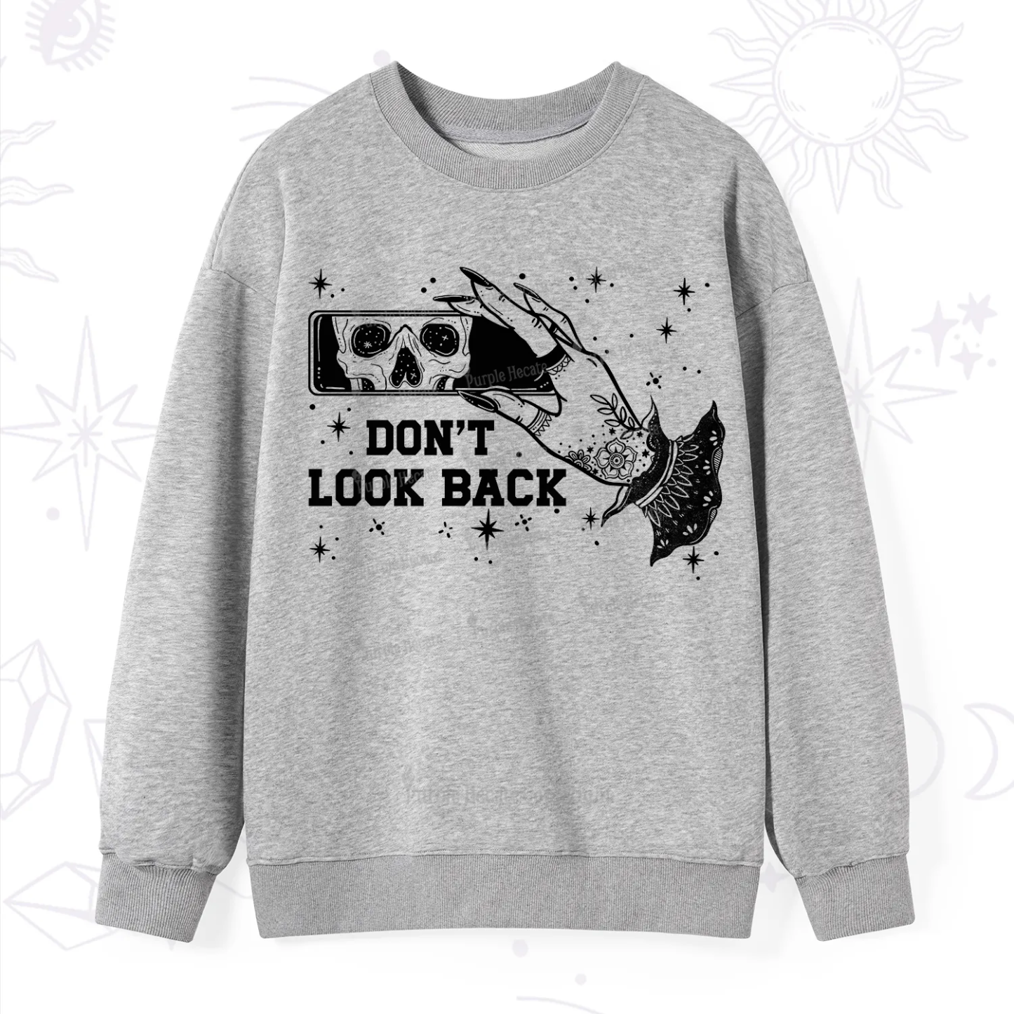 Purplehecate Don't Look Back Sweatshirt