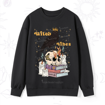 Purplehecate Witch Vibes Sweatshirt