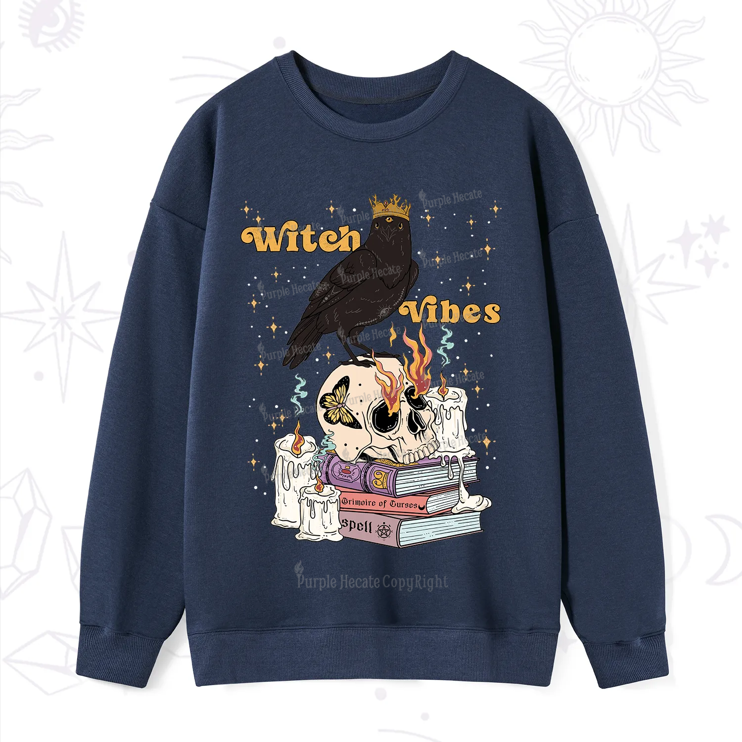Purplehecate Witch Vibes Sweatshirt