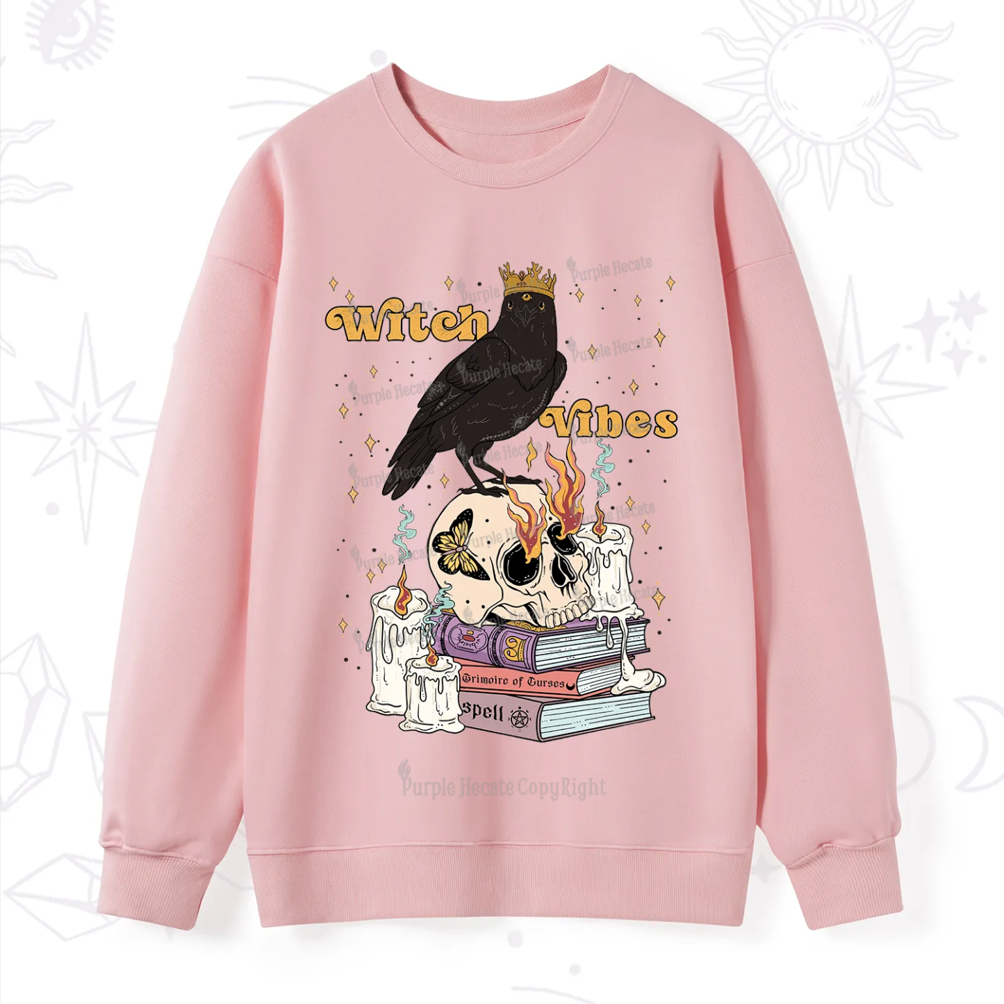 Purplehecate Witch Vibes Sweatshirt