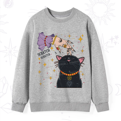 Purplehecate Witch's Cat Scratch Sweatshirt