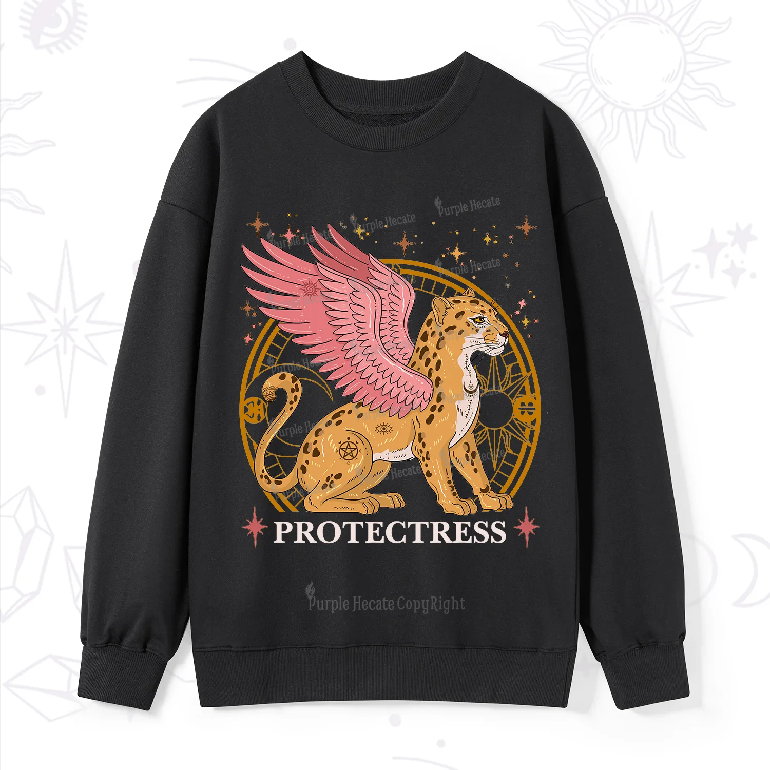 Purplehecate Celestial Protectress Sweatshirt
