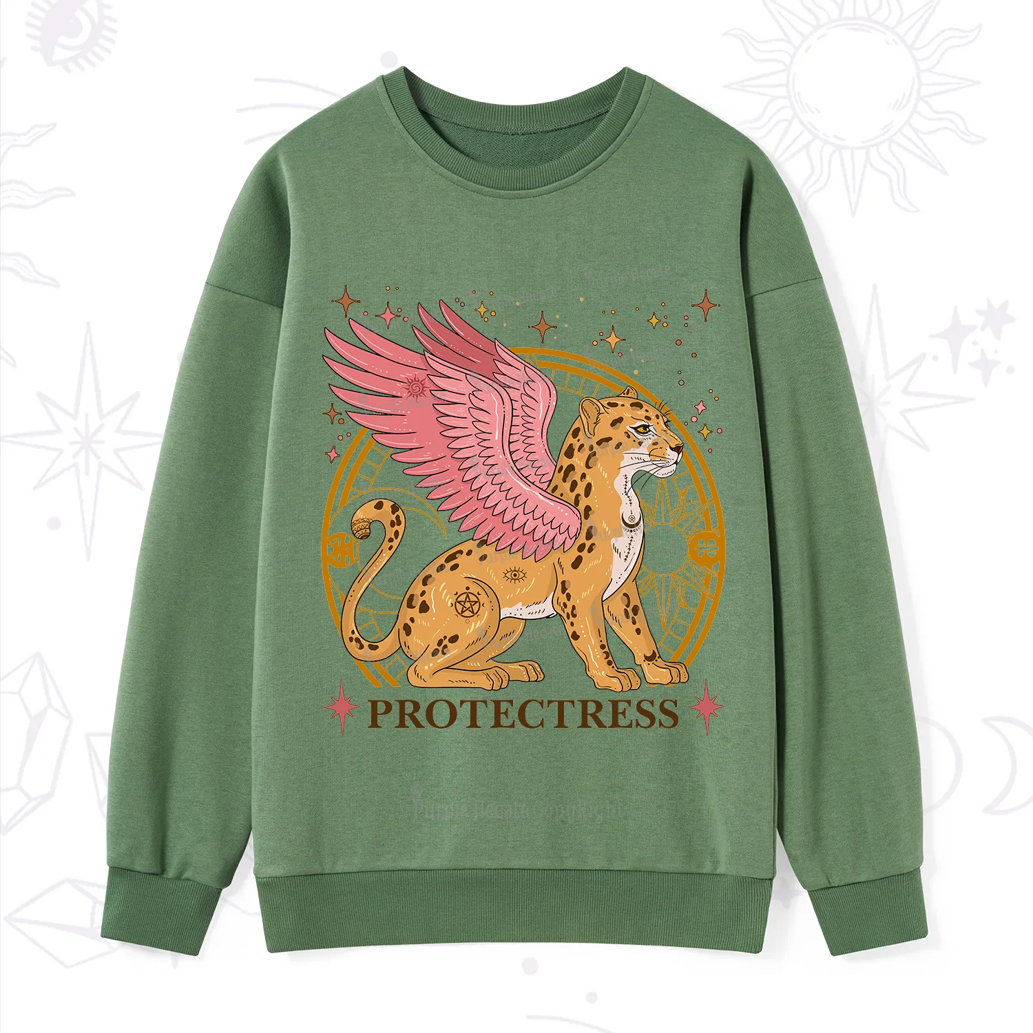 Purplehecate Celestial Protectress Sweatshirt