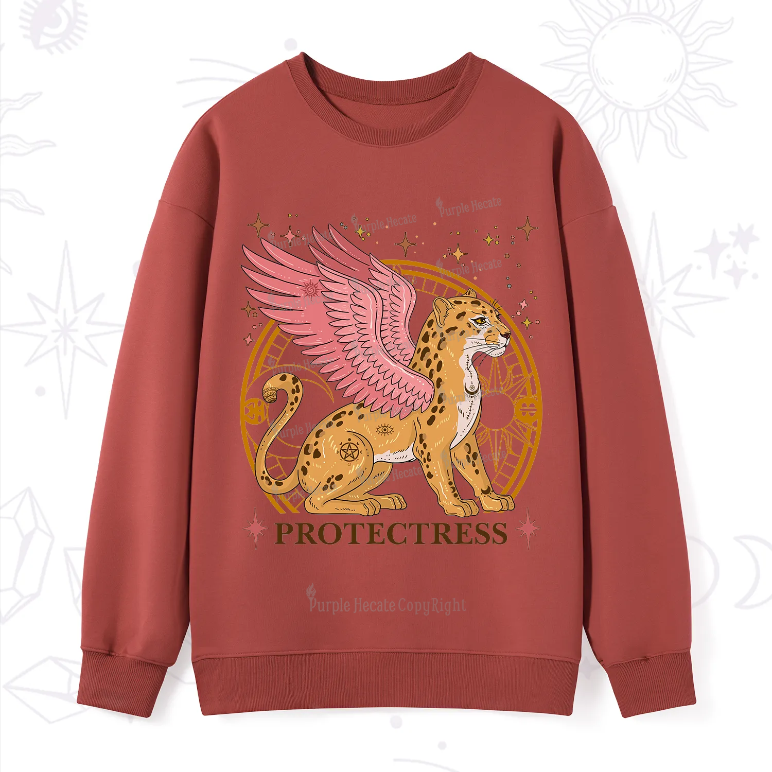 Purplehecate Celestial Protectress Sweatshirt