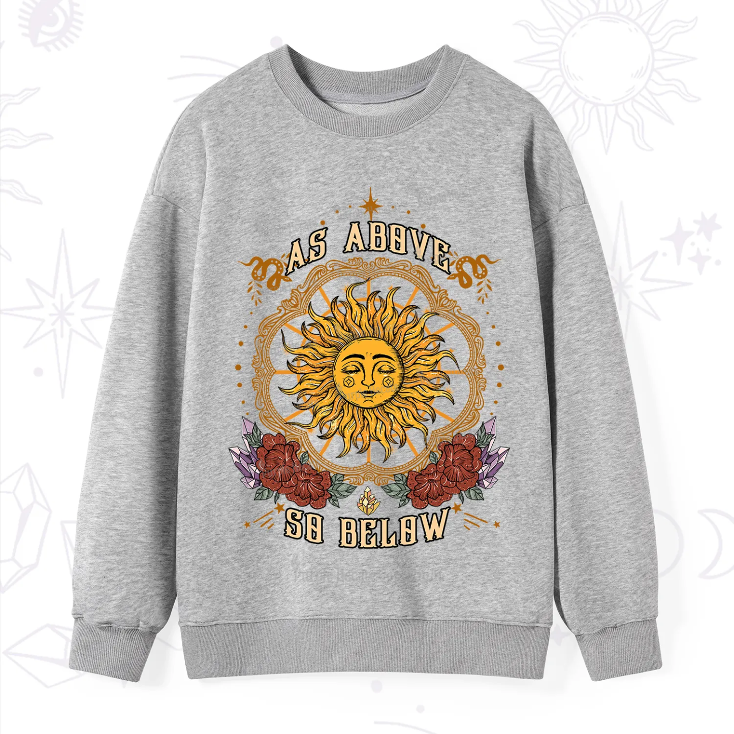 Purplehecate As Above So Below Sweatshirt