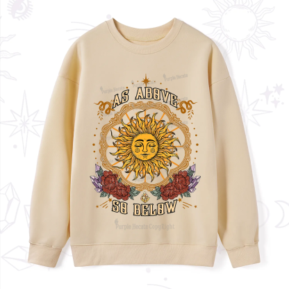 Purplehecate As Above So Below Sweatshirt