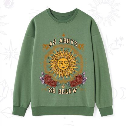 Purplehecate As Above So Below Sweatshirt