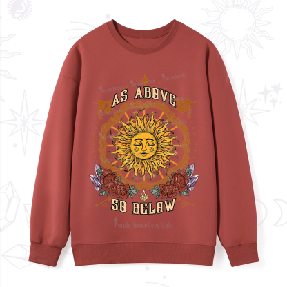 Purplehecate As Above So Below Sweatshirt
