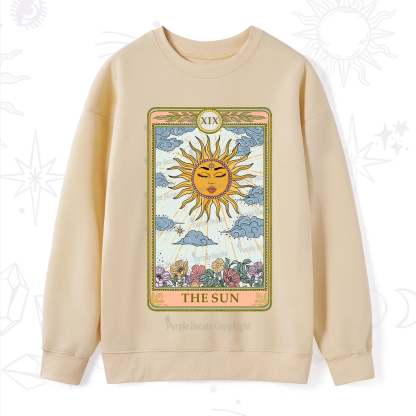 Purplehecate The Sun Tarot Sweatshirt