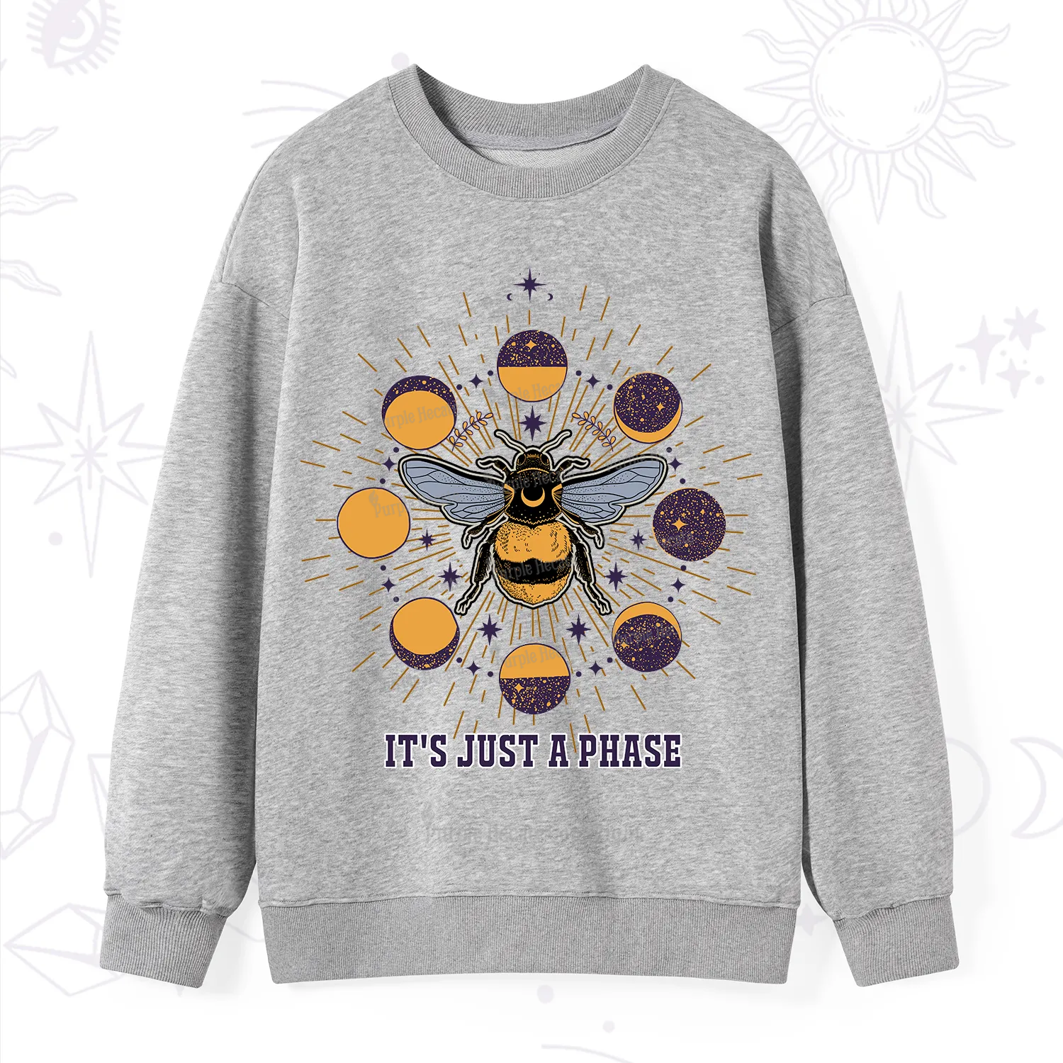 Purplehecate It's Just a Moon Bee Phase Sweatshirt