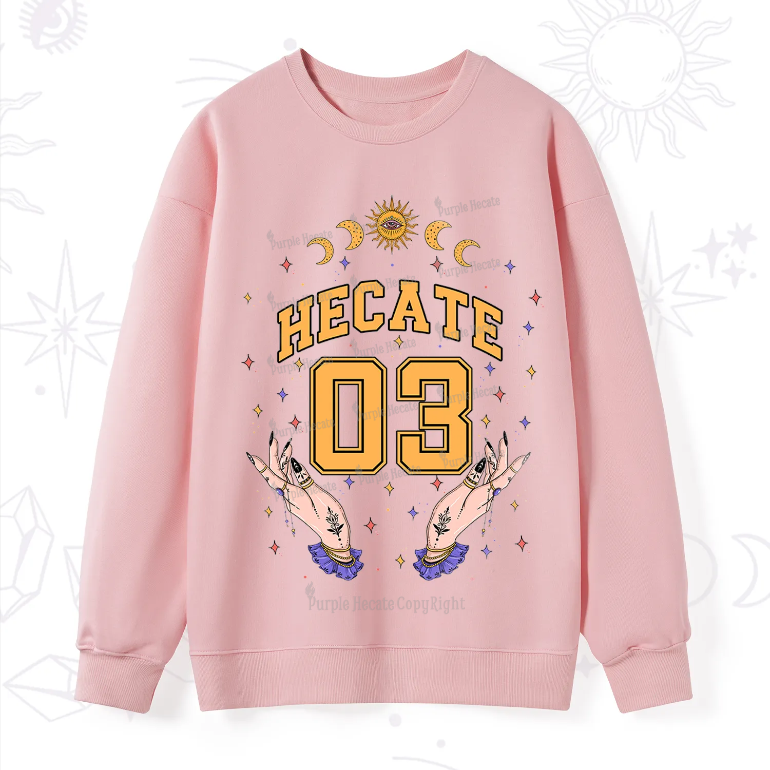 Purplehecate Hecate Moonlight Sorcery Sweatshirt