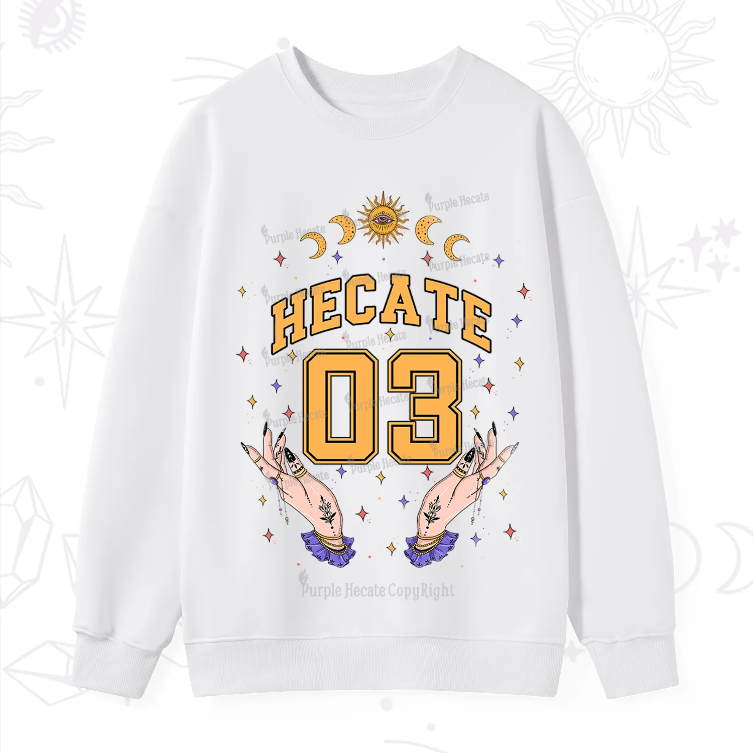 Purplehecate Hecate Moonlight Sorcery Sweatshirt