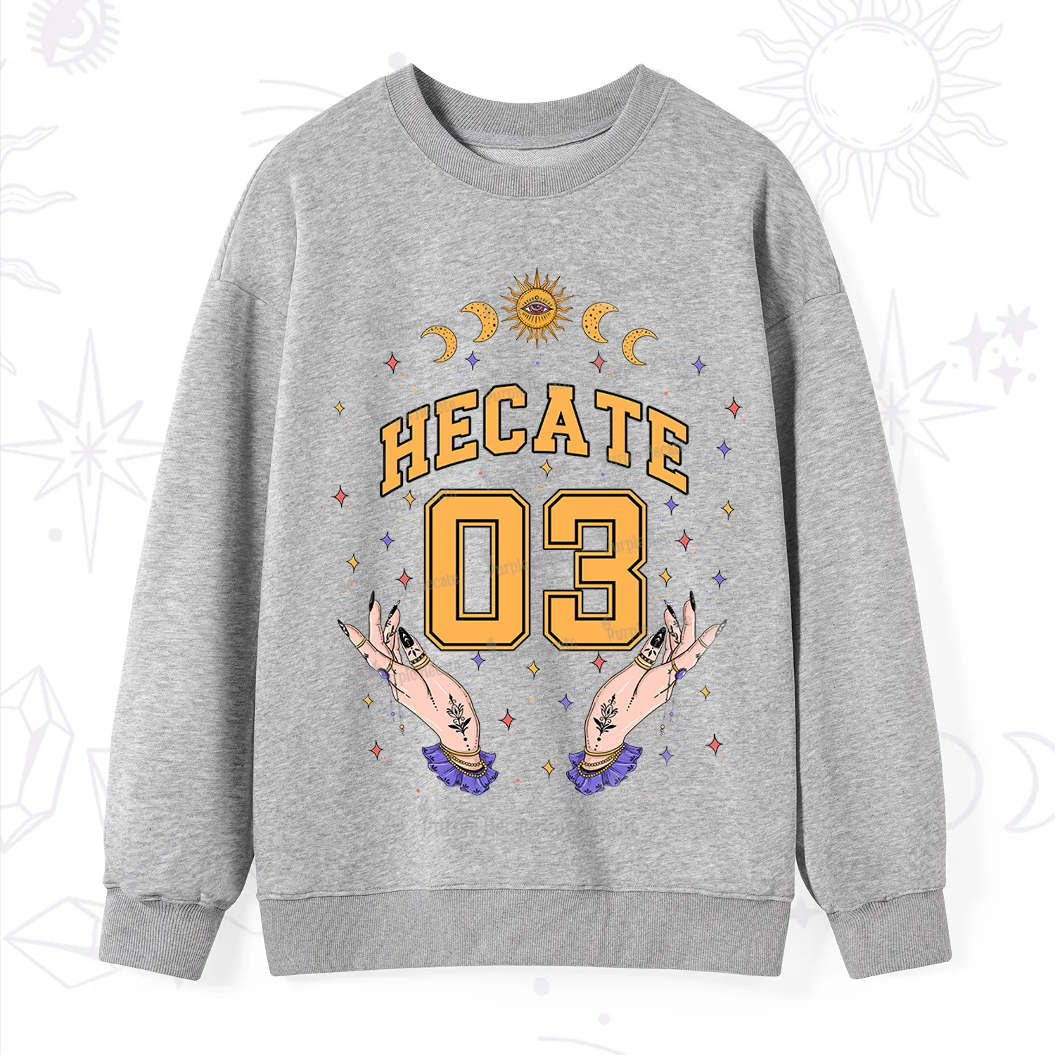 Purplehecate Hecate Moonlight Sorcery Sweatshirt