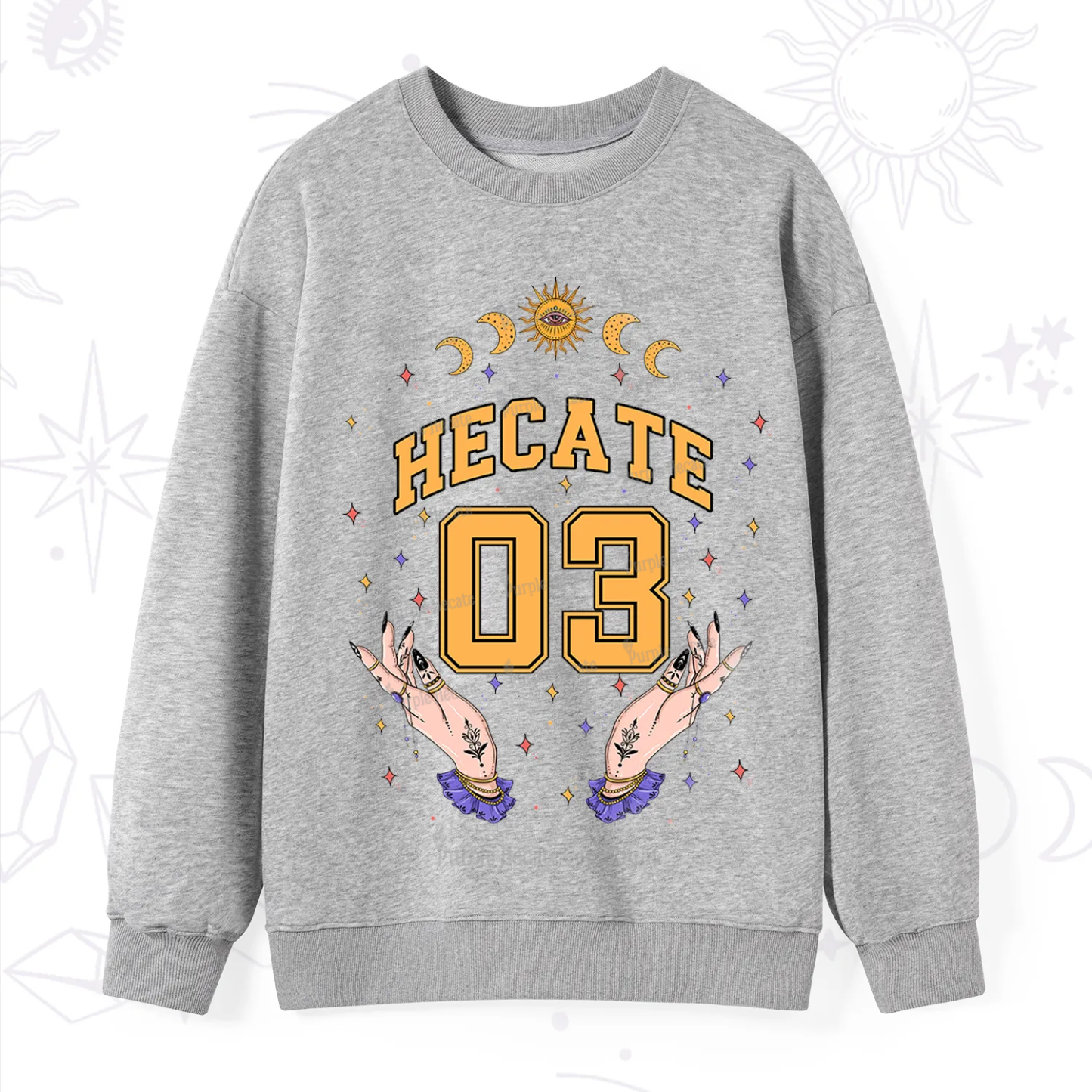 Purplehecate Hecate Moonlight Sorcery Sweatshirt