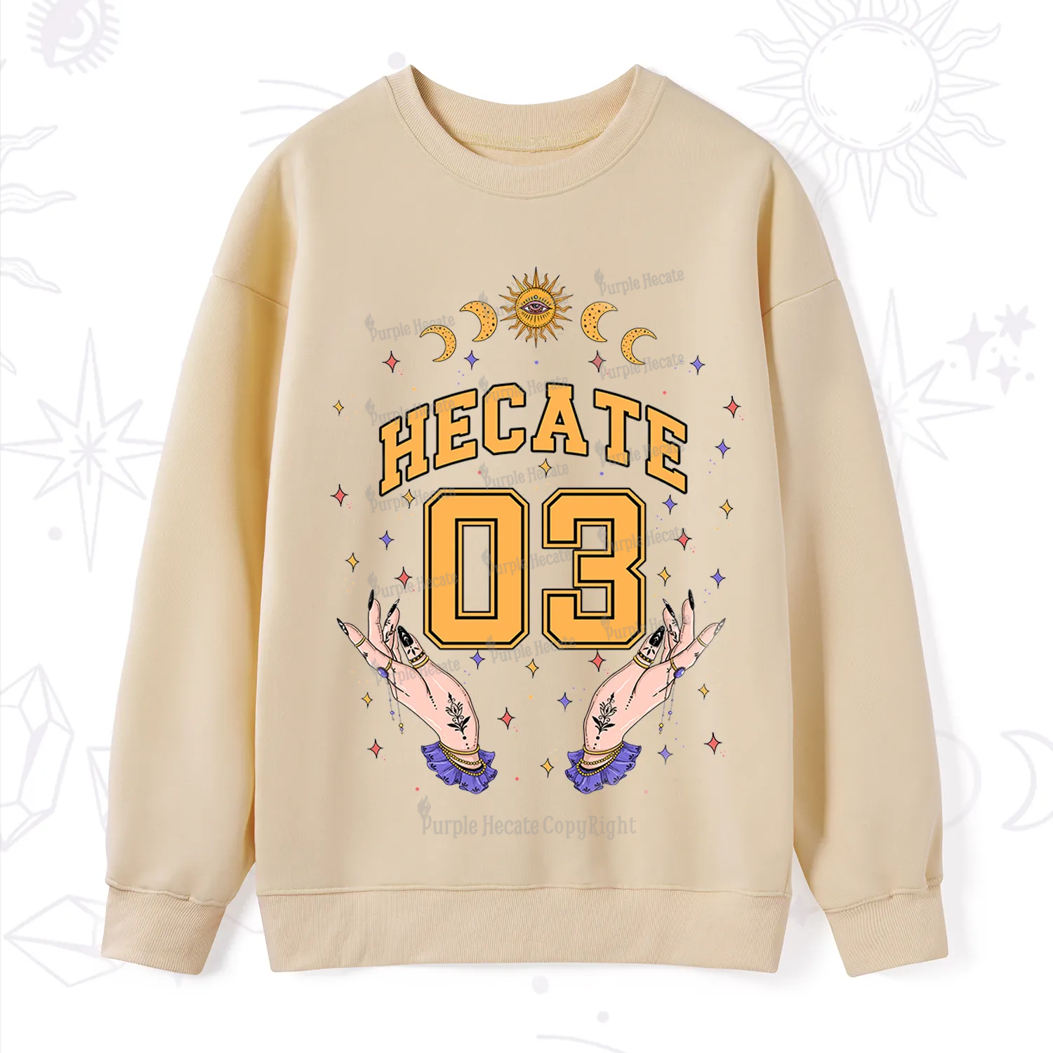 Purplehecate Hecate Moonlight Sorcery Sweatshirt