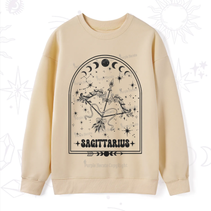 Purplehecate Zodiac Sagittarius Under the Stars Sweatshirt