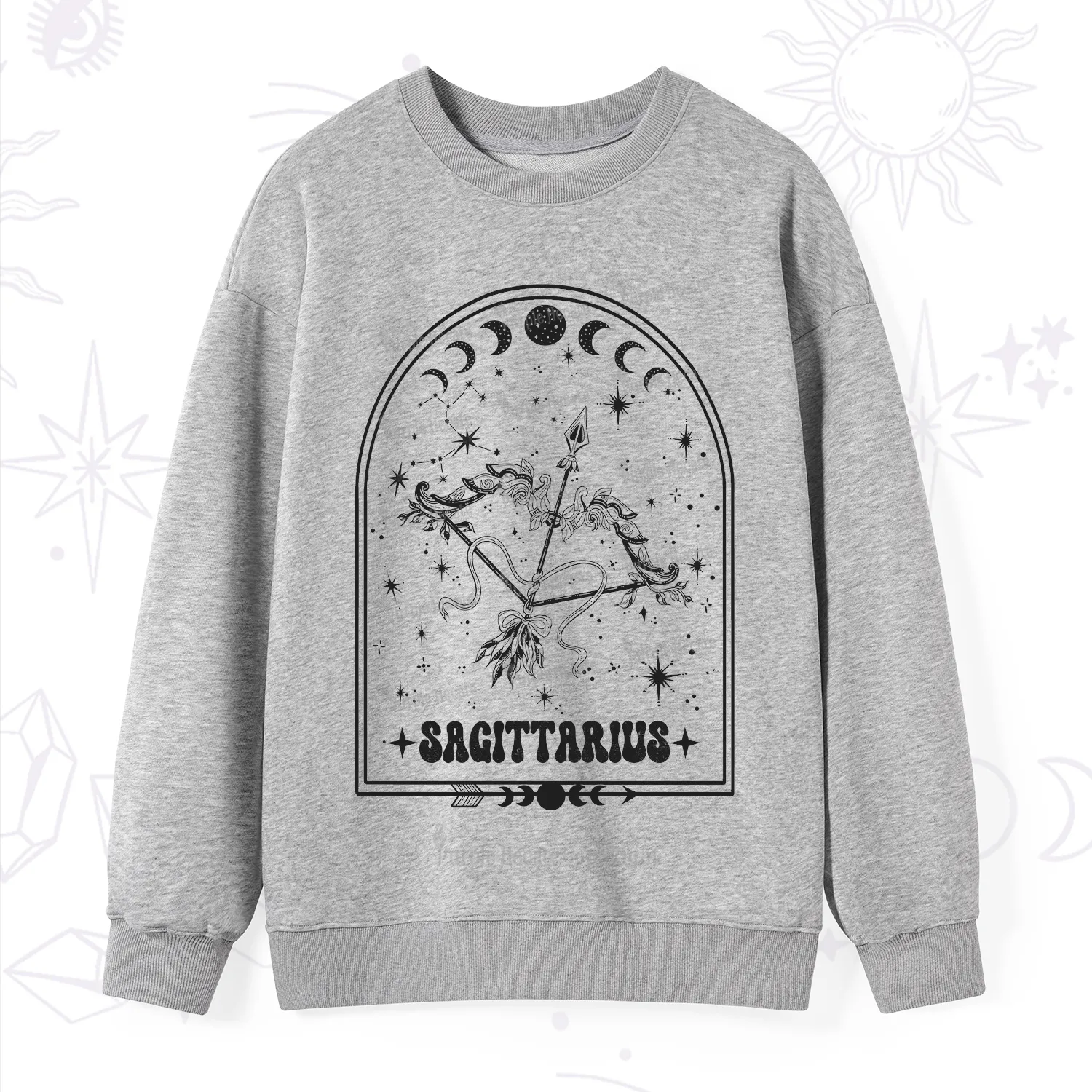 Purplehecate Zodiac Sagittarius Under the Stars Sweatshirt