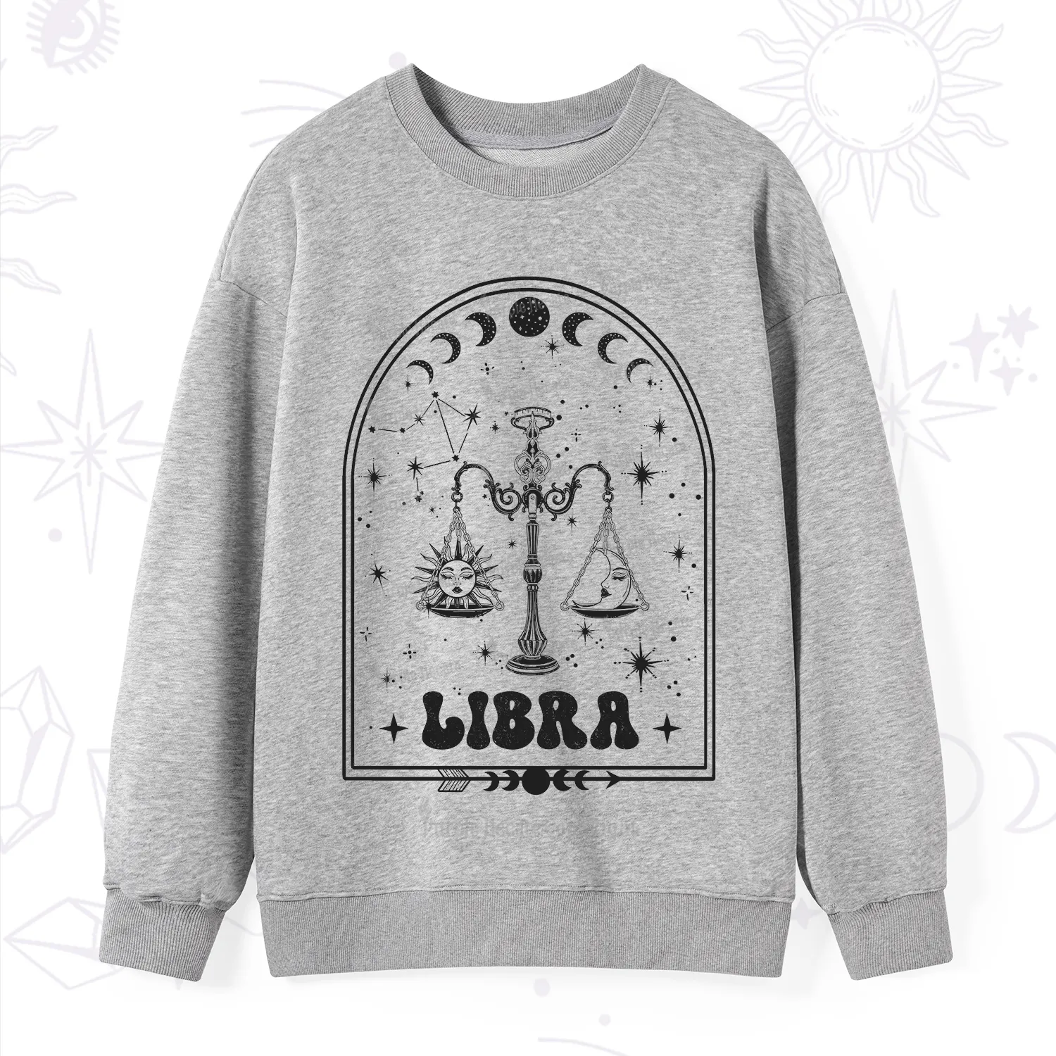 Purplehecate Zodiac Libra Under the Stars Sweatshirt