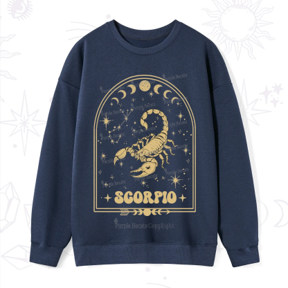 Purplehecate Zodiac Scorpio Under the Stars Sweatshirt