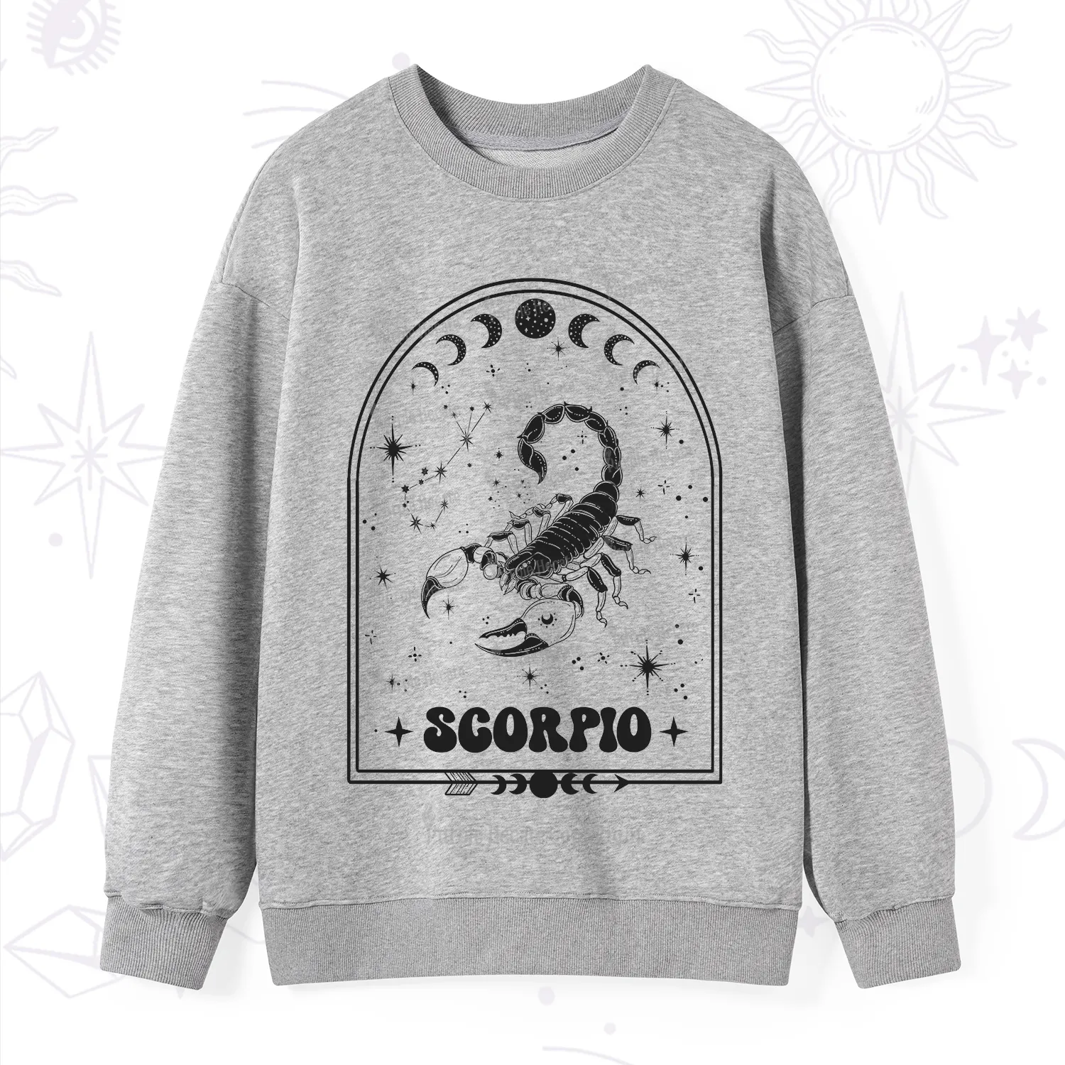 Purplehecate Zodiac Scorpio Under the Stars Sweatshirt