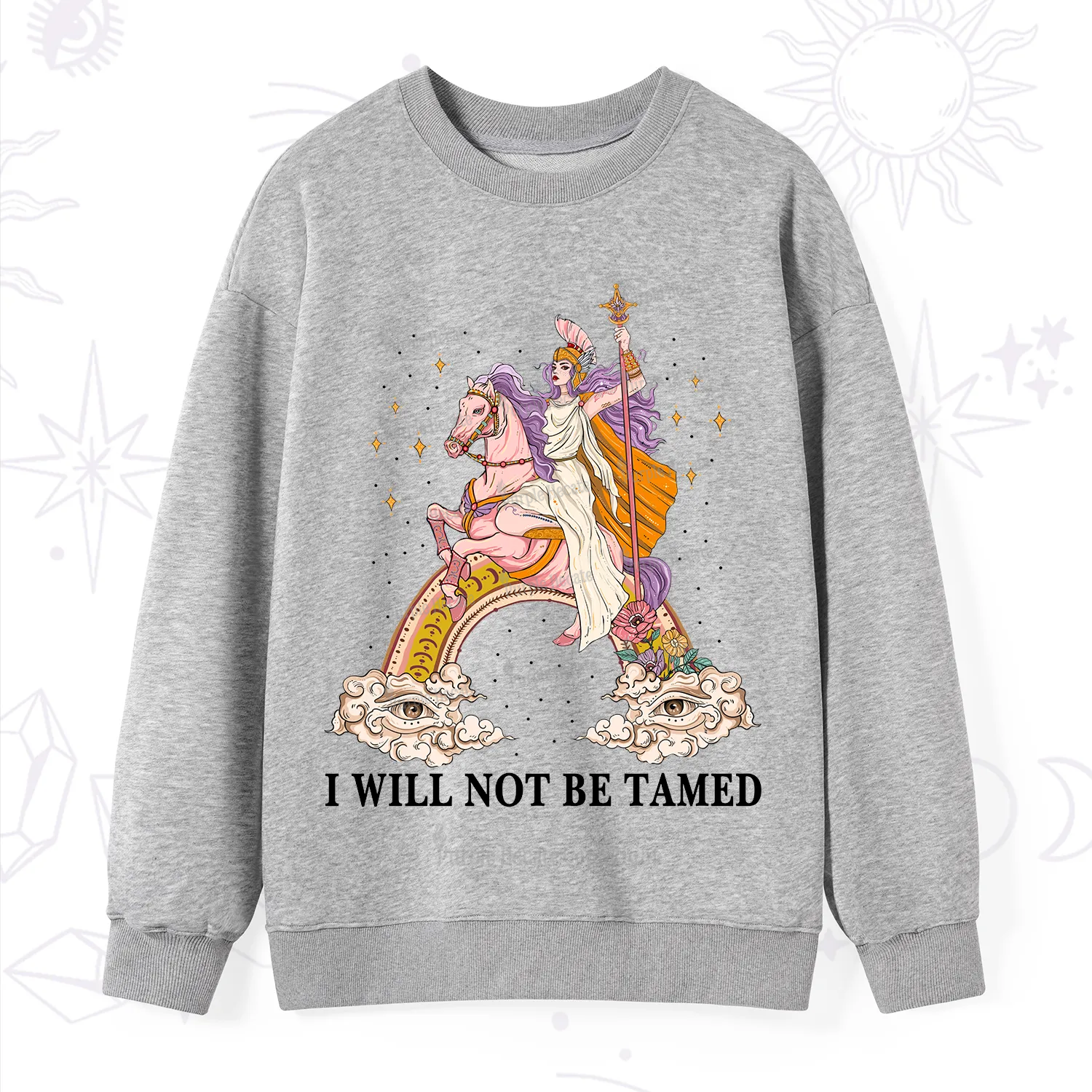 Purplehecate I Will Not Be Tamed Sweatshirt