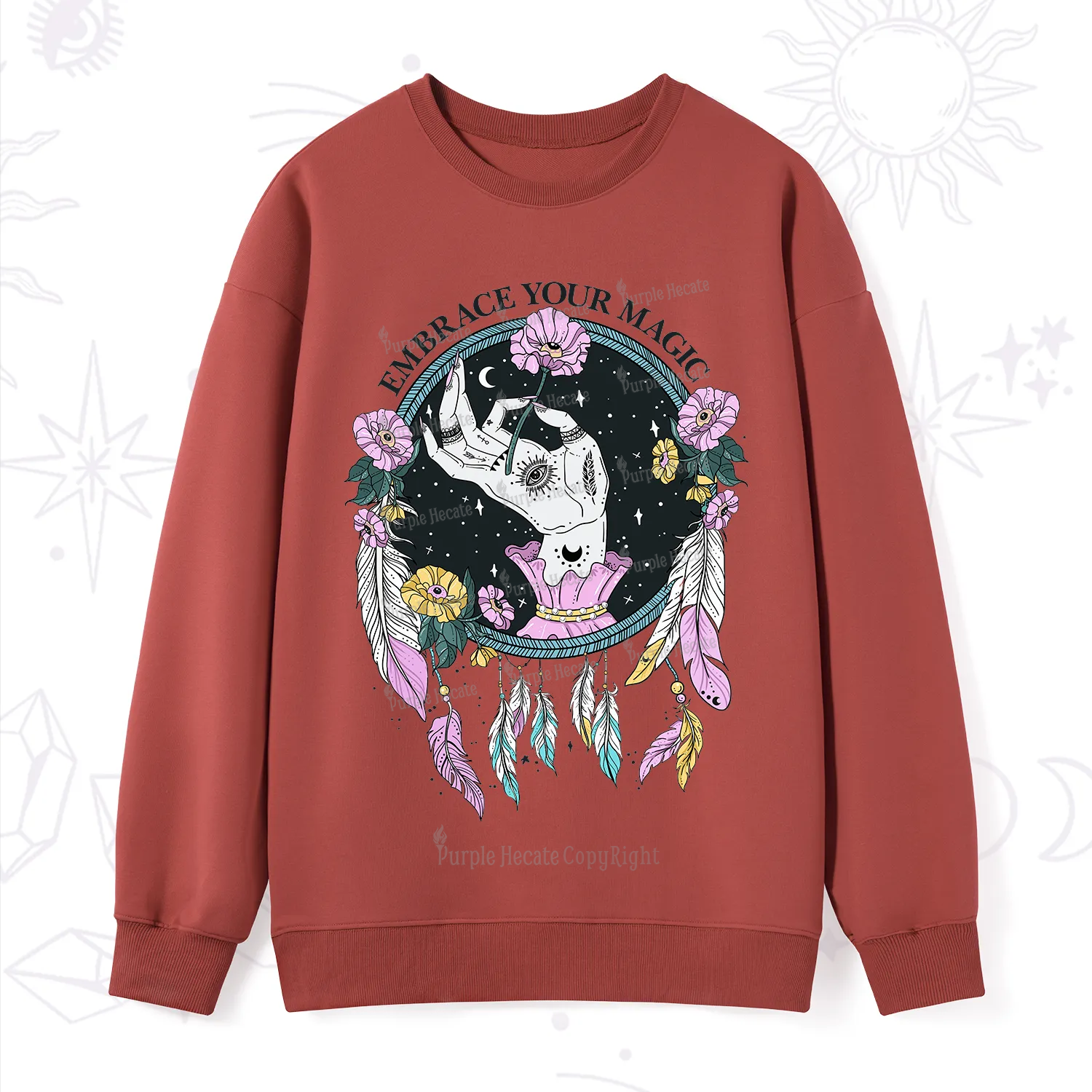 Purplehecate Embrace Your Magic Sweatshirt
