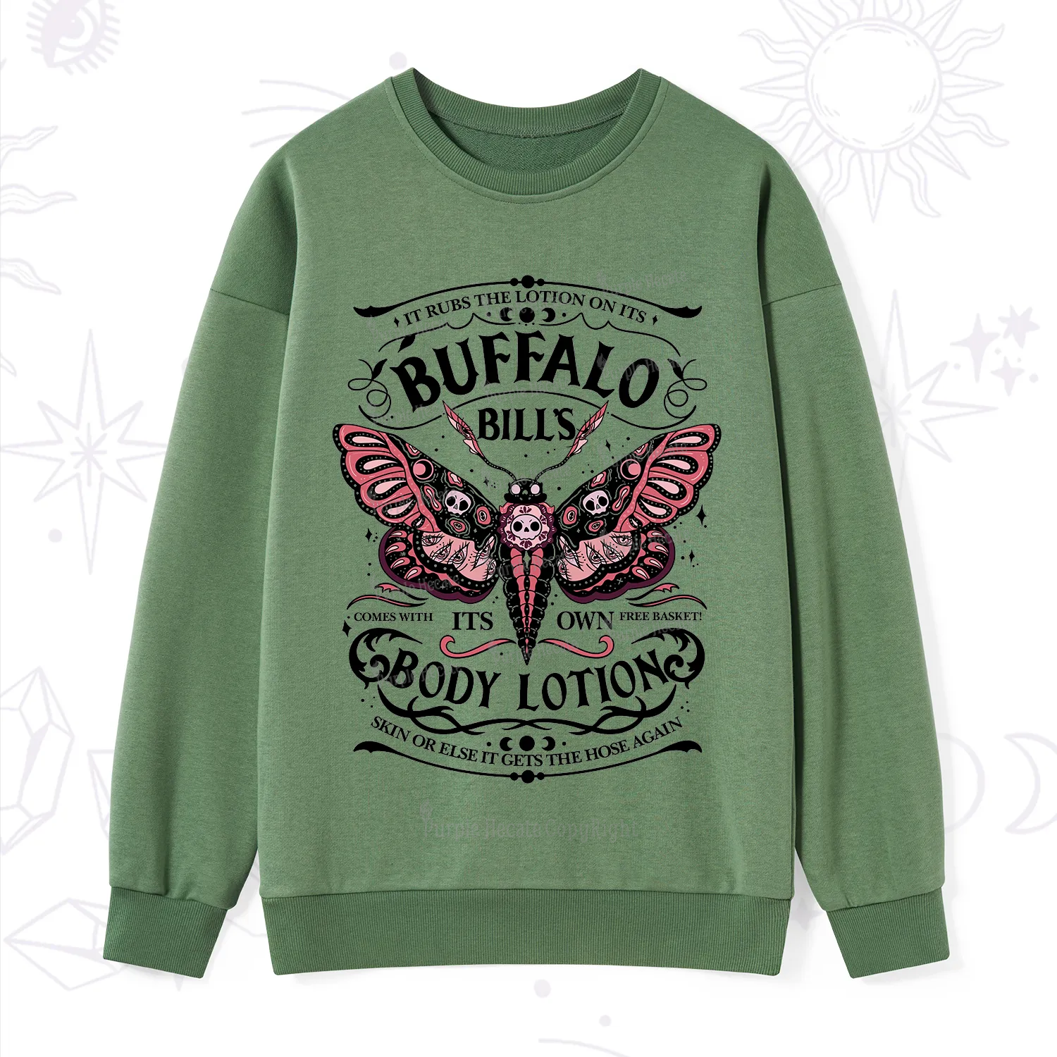 Purplehecate Buffalo Bill's Body Lotion Sweatshirt
