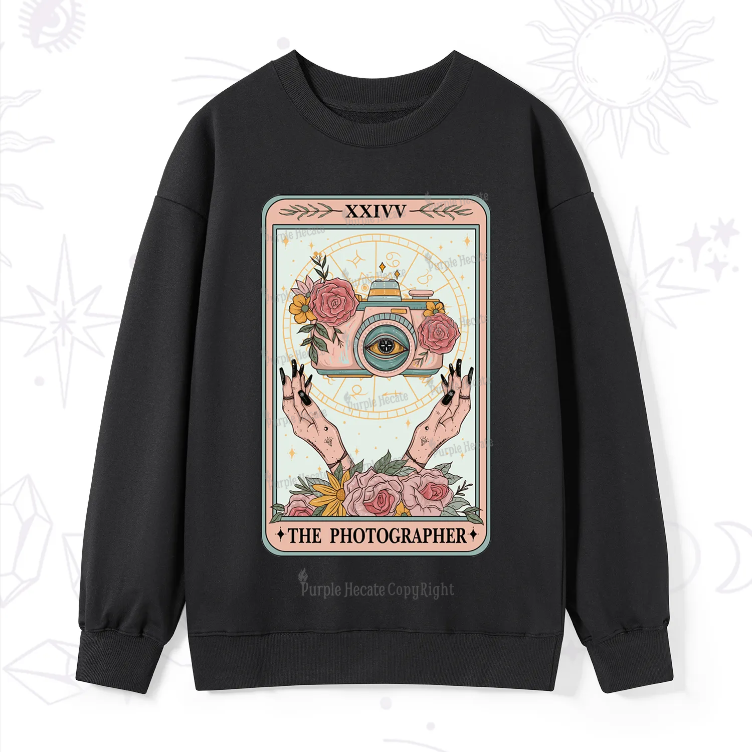 Purplehecate The Photographter Tarot Sweatshirt