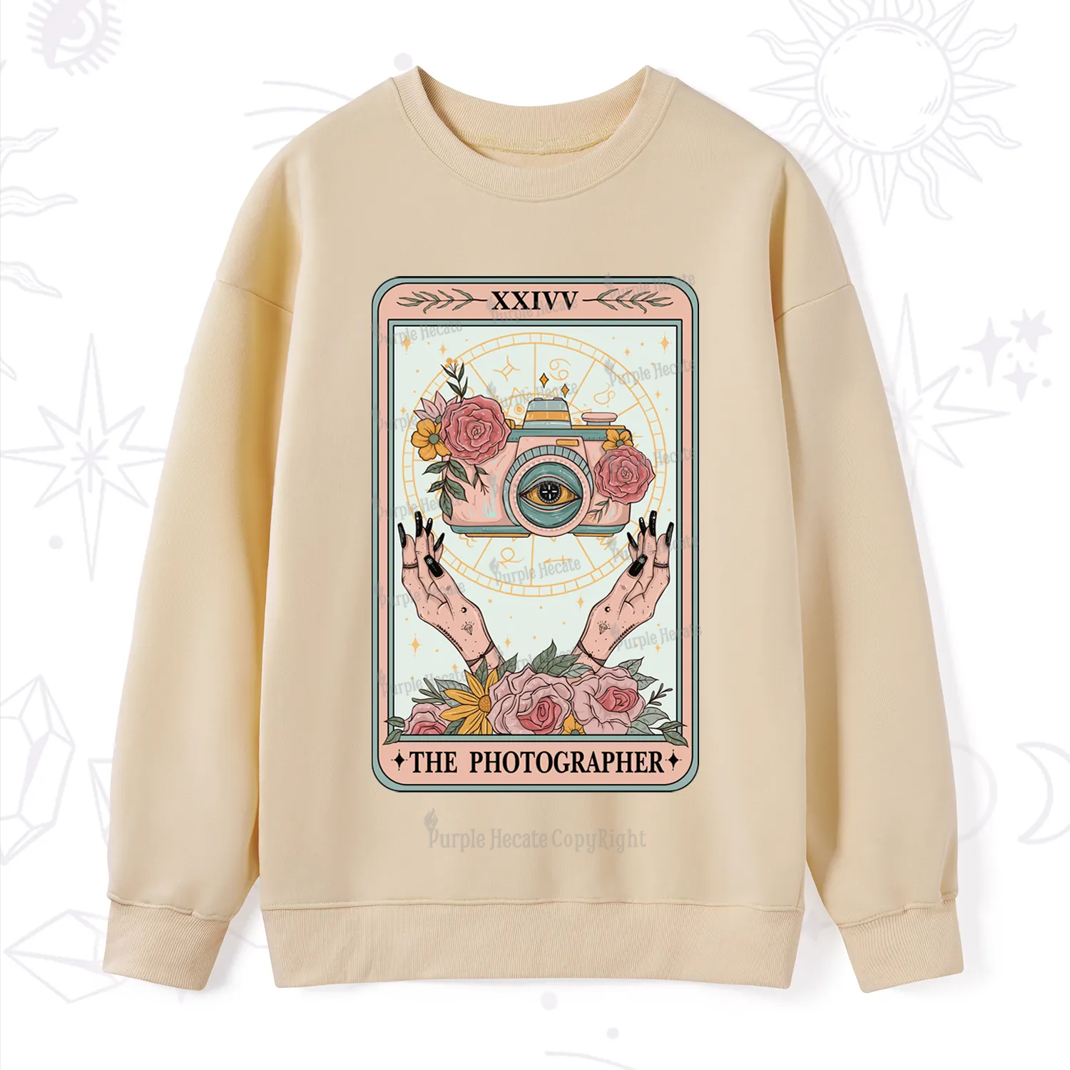 Purplehecate The Photographter Tarot Sweatshirt