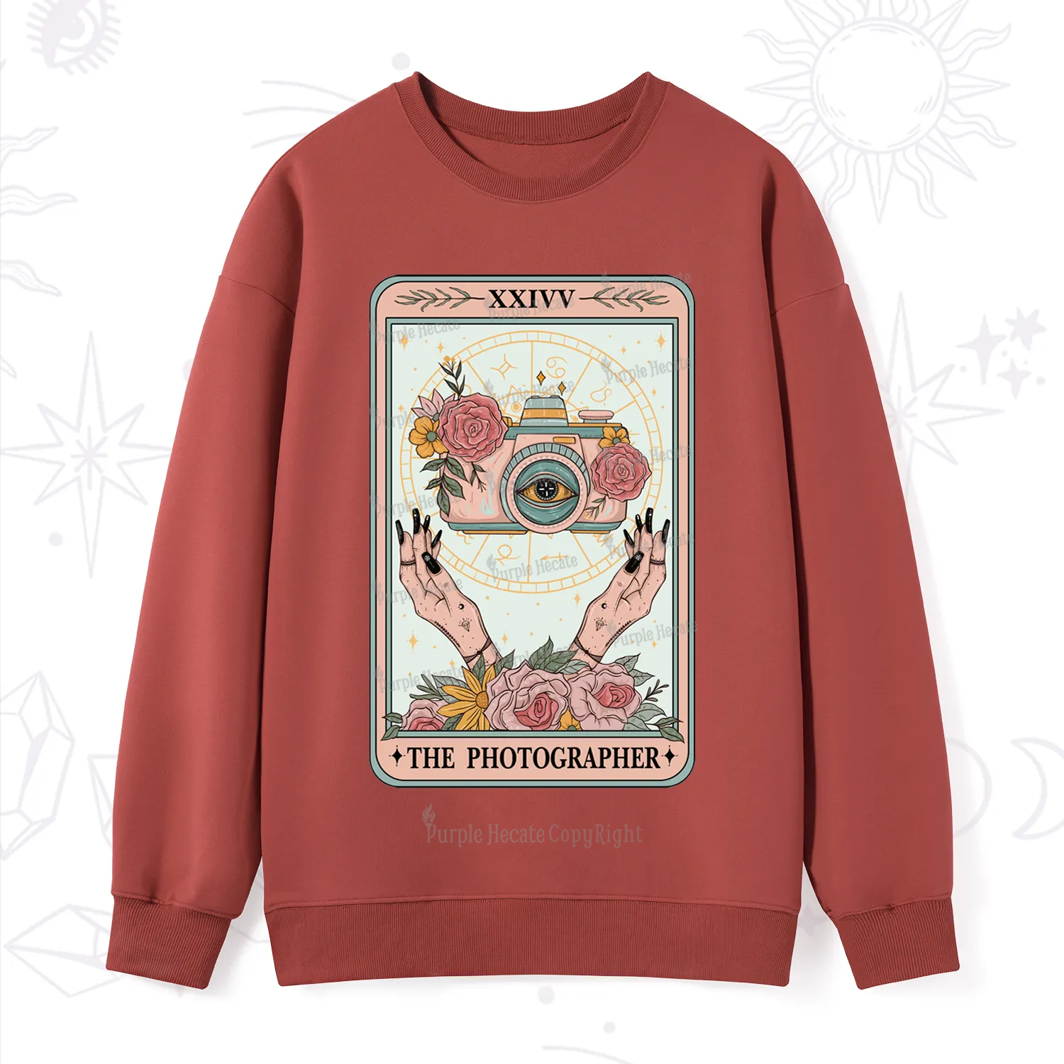 Purplehecate The Photographter Tarot Sweatshirt