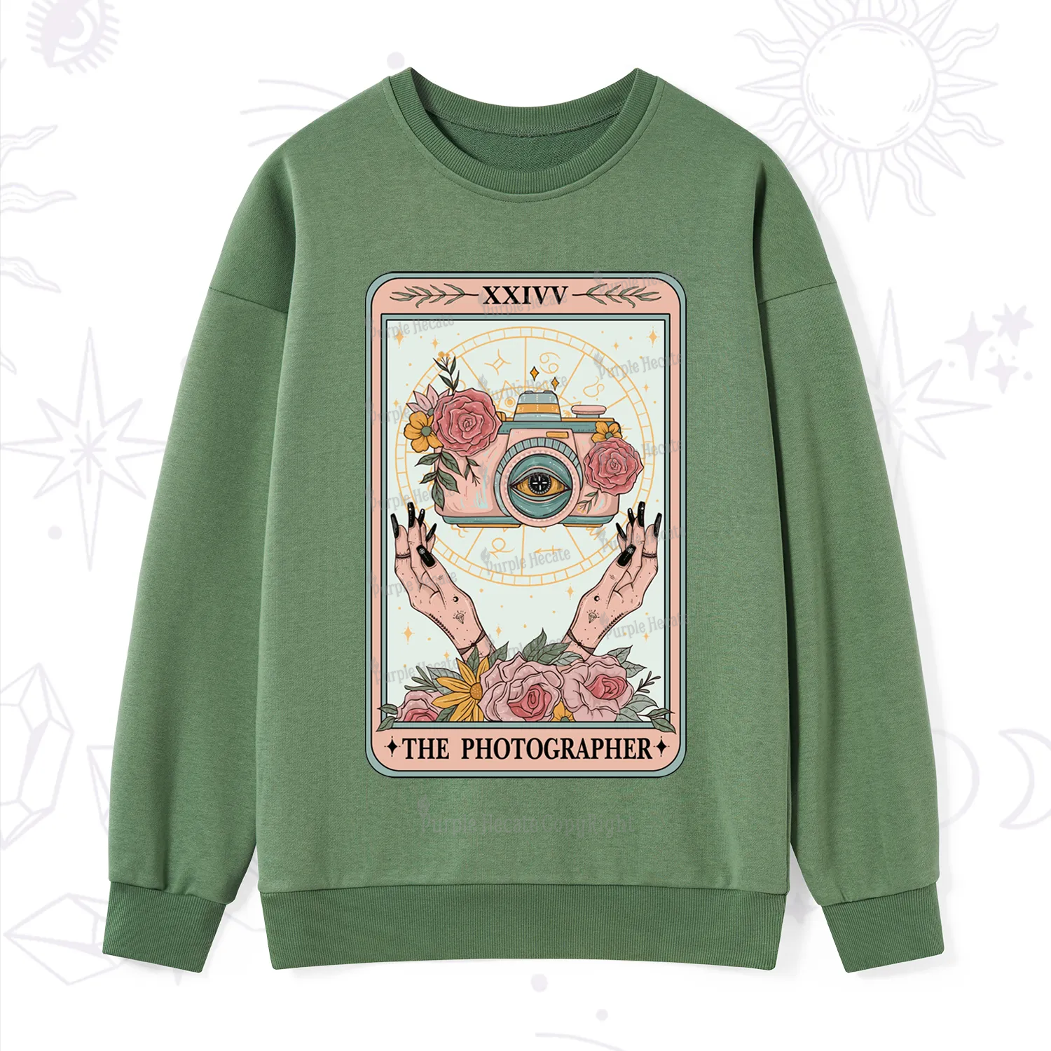 Purplehecate The Photographter Tarot Sweatshirt