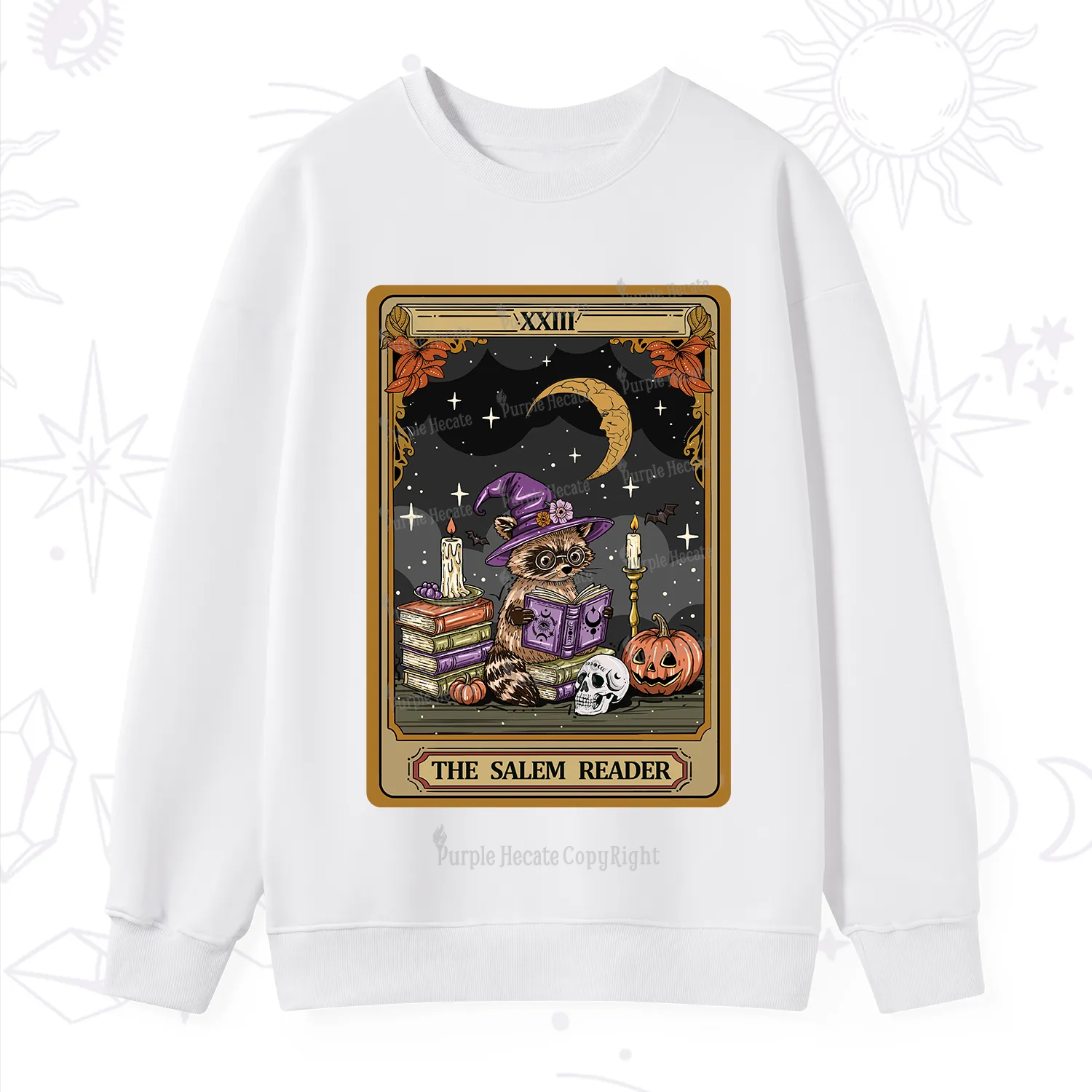 Purplehecate The Salem Reader Tarot Sweatshirt