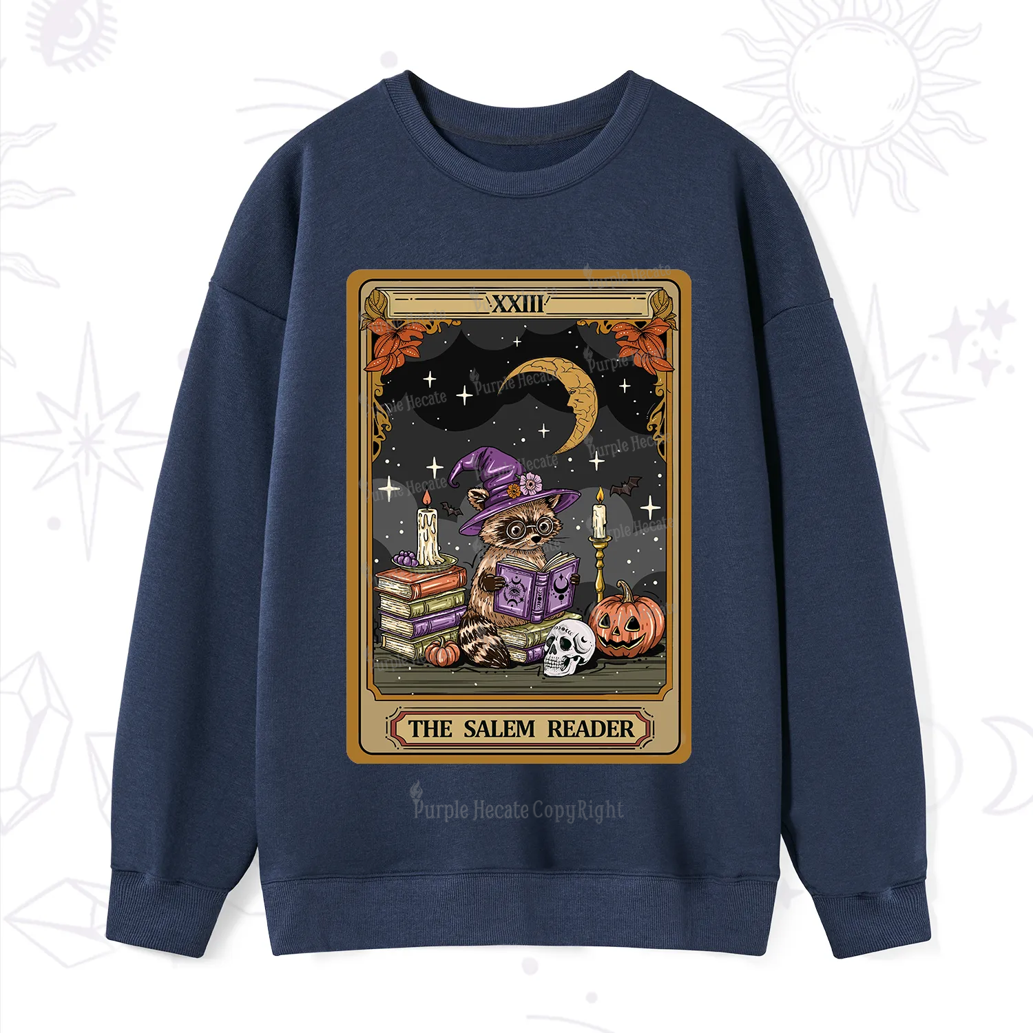 Purplehecate The Salem Reader Tarot Sweatshirt