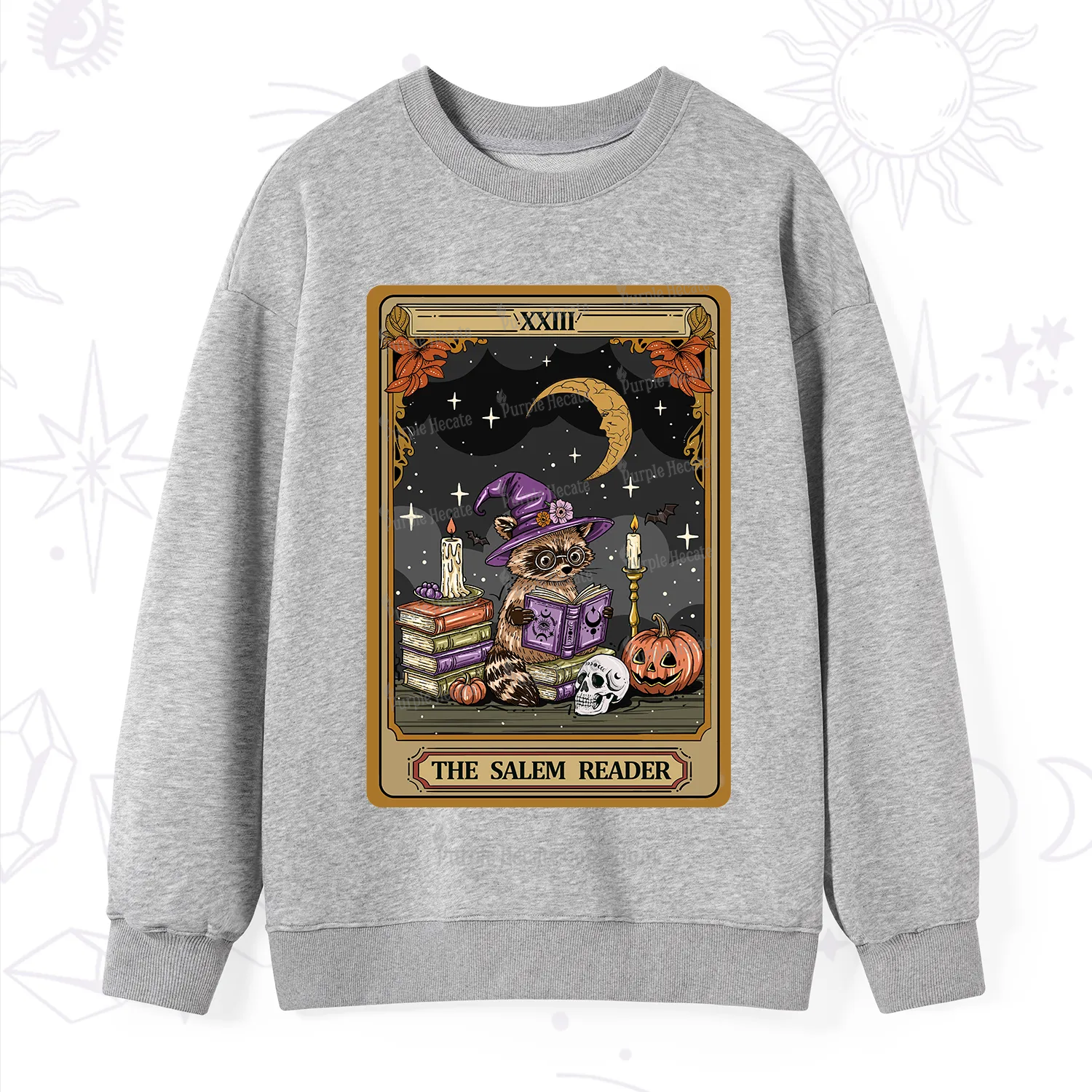 Purplehecate The Salem Reader Tarot Sweatshirt